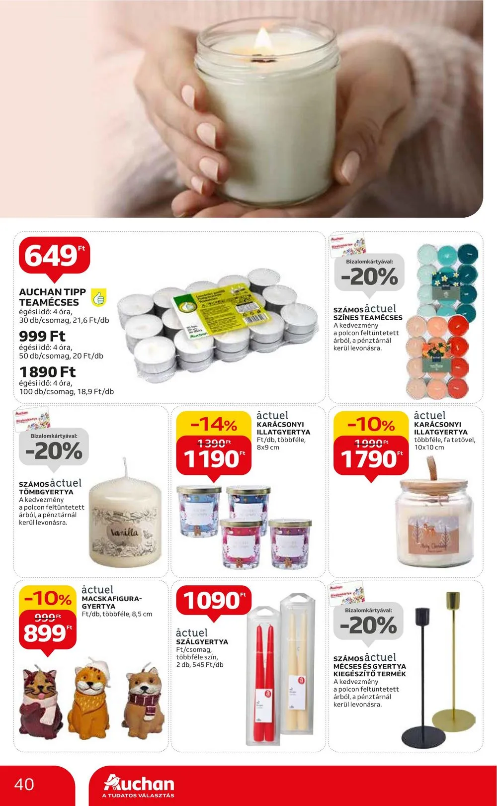 Auchan akciós újság Hipermarket 10.19–10.25 – 40. oldal