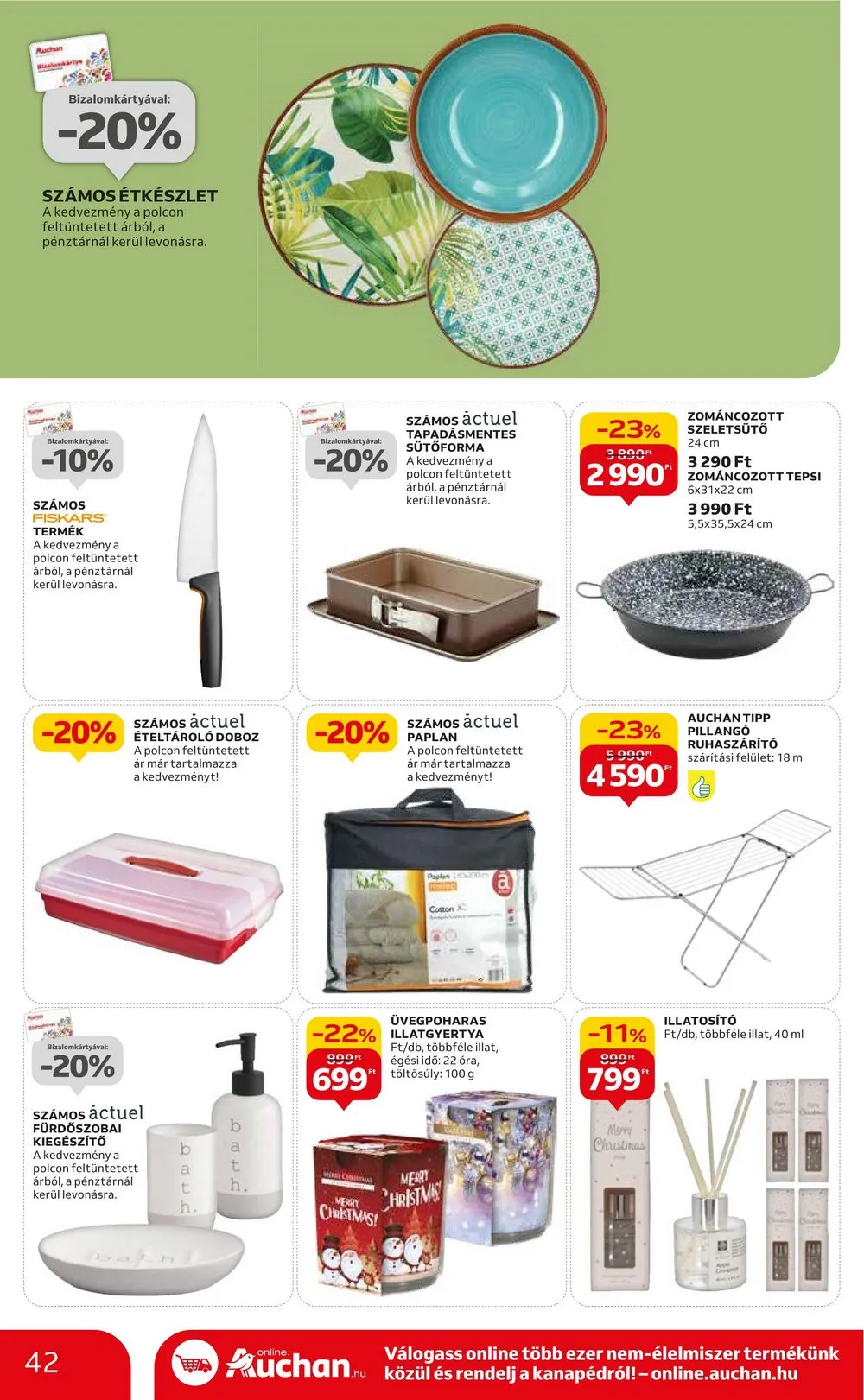Auchan akciós újság Hipermarket 10.19–10.25 – 42. oldal