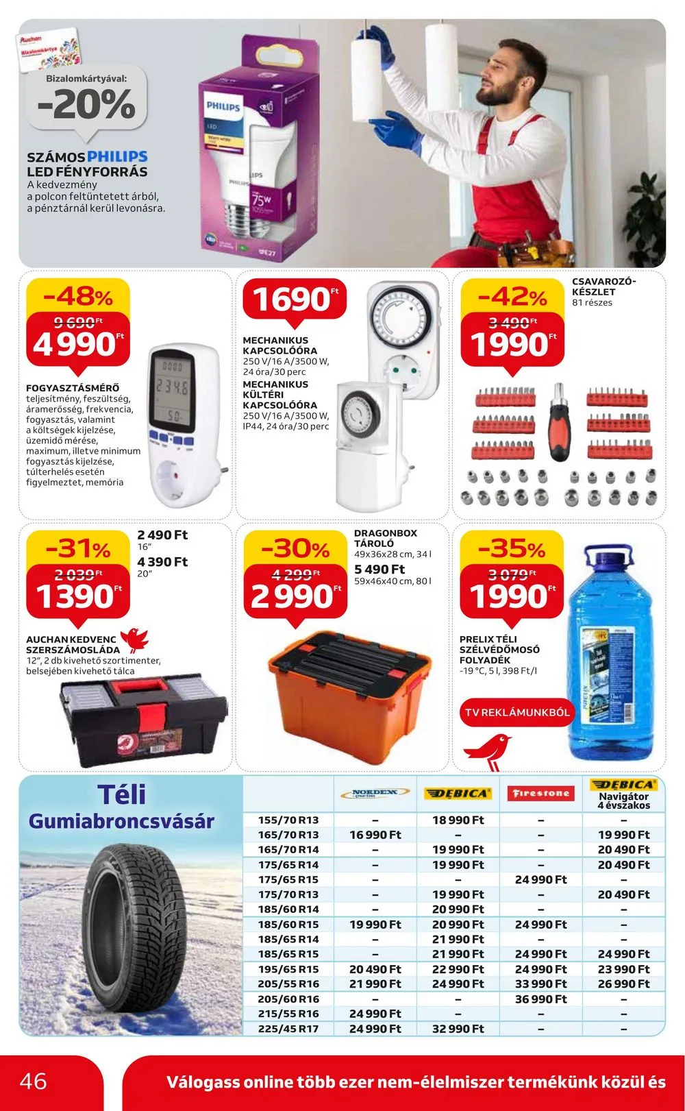 Auchan akciós újság Hipermarket 10.19–10.25 – 46. oldal