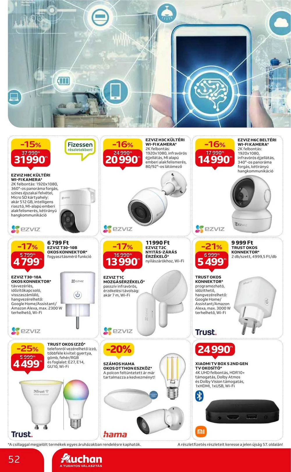 Auchan akciós újság Hipermarket 10.19–10.25 – 52. oldal