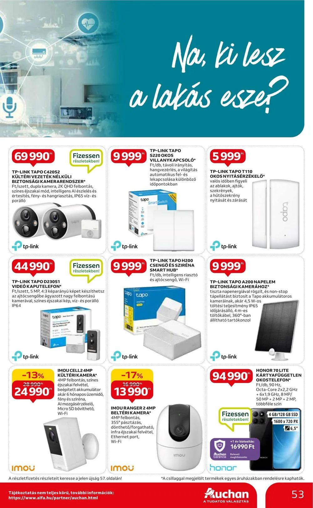 Auchan akciós újság Hipermarket 10.19–10.25 – 53. oldal