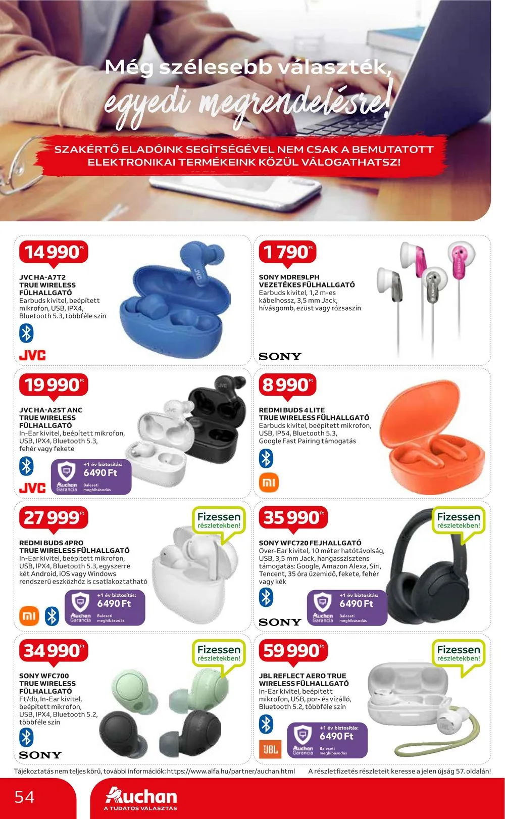 Auchan akciós újság Hipermarket 10.19–10.25 – 54. oldal