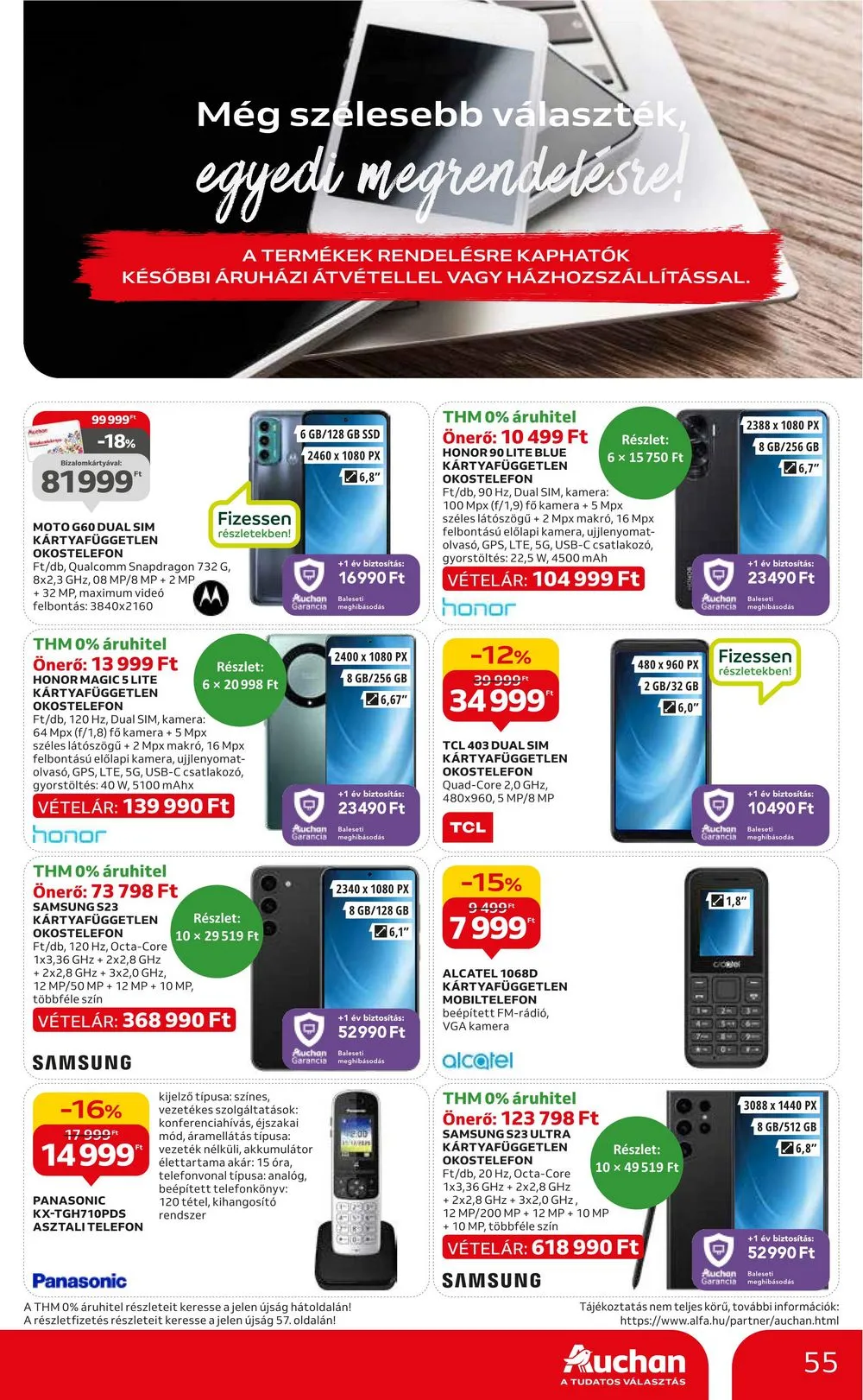 Auchan akciós újság Hipermarket 10.19–10.25 – 55. oldal