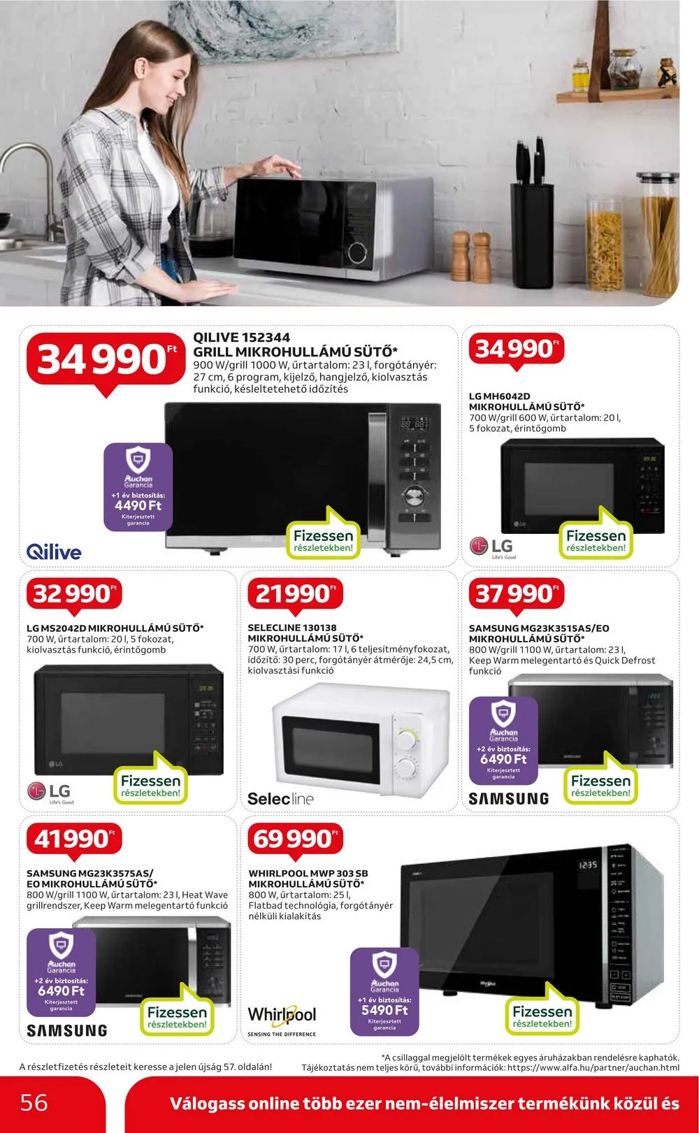 Auchan akciós újság Hipermarket 10.19–10.25 – 56. oldal