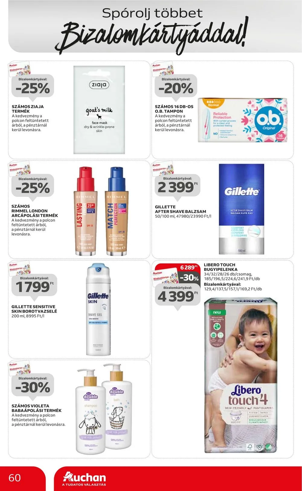 Auchan akciós újság Hipermarket 10.19–10.25 – 60. oldal