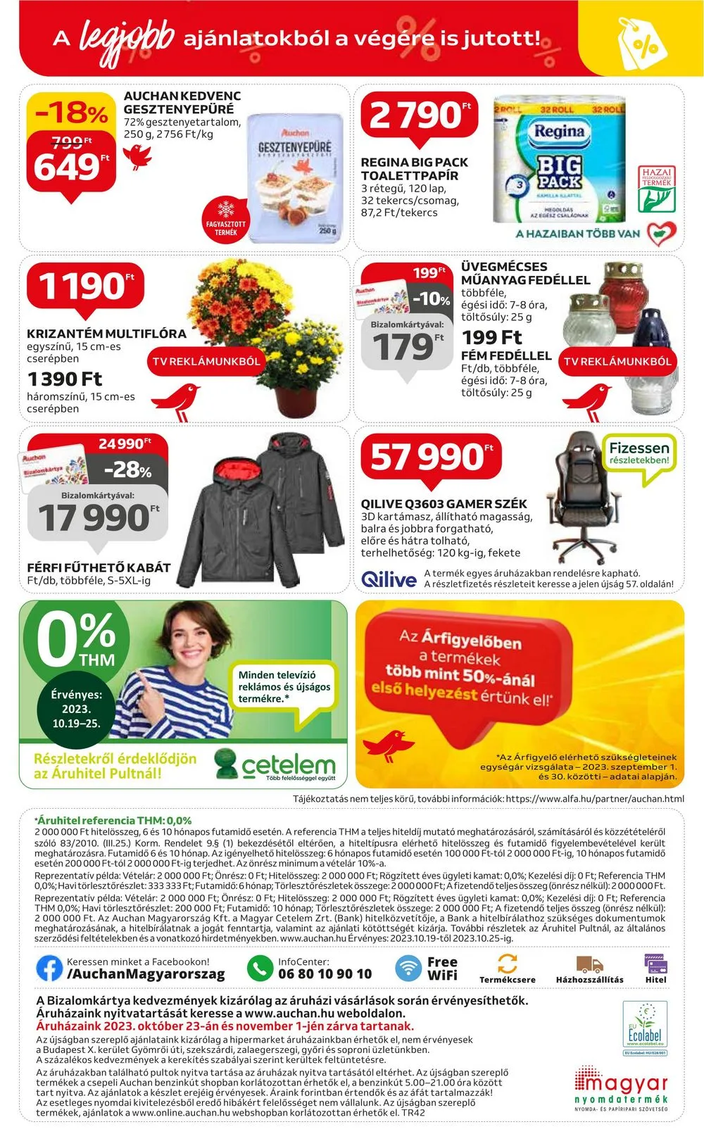 Auchan akciós újság Hipermarket 10.19–10.25 – 62. oldal