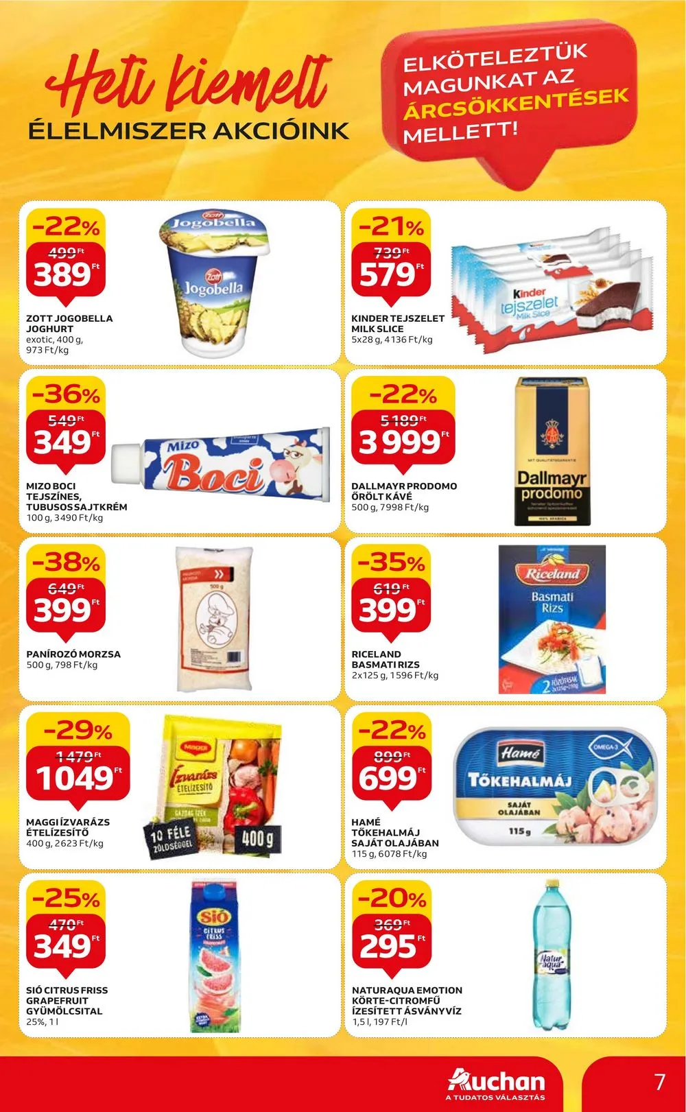 Auchan akciós újság Hipermarket 10.19–10.25 – 7. oldal