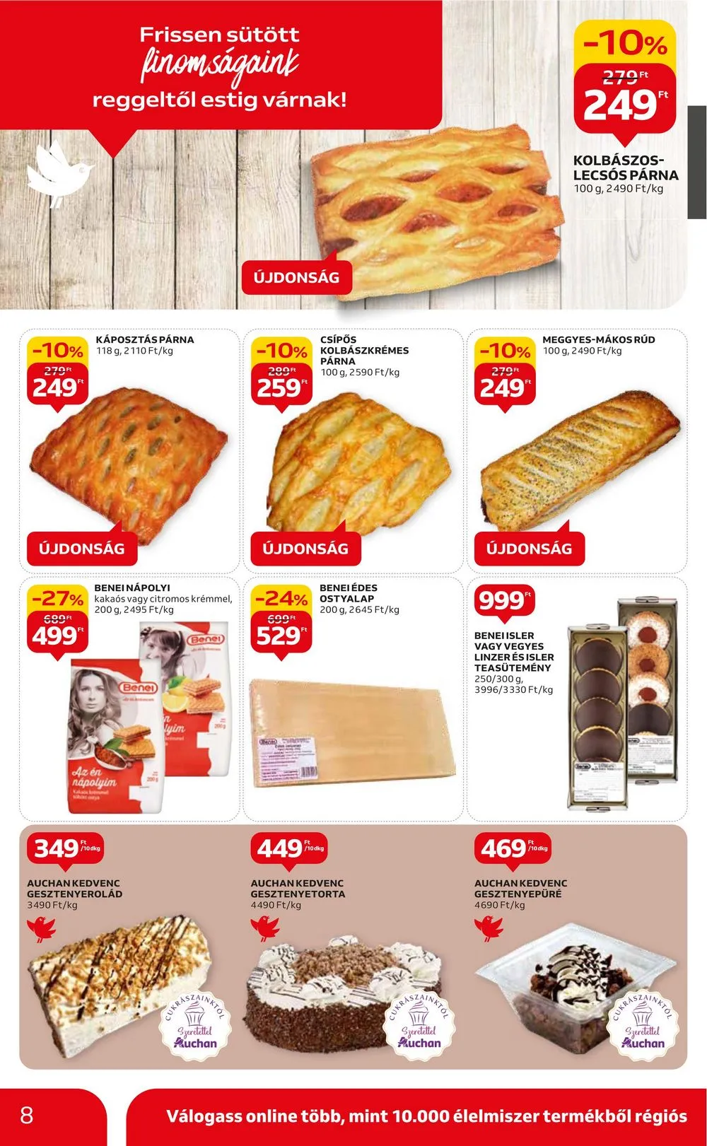 Auchan akciós újság Hipermarket 10.19–10.25 – 8. oldal