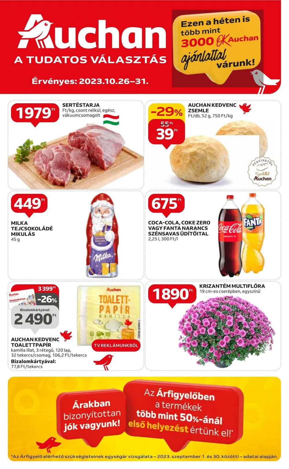 Auchan akciós újság Hipermarket 10.26–10.31