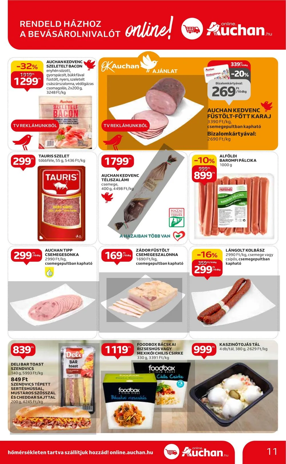 Auchan akciós újság Hipermarket 10.26–10.31 – 11. oldal