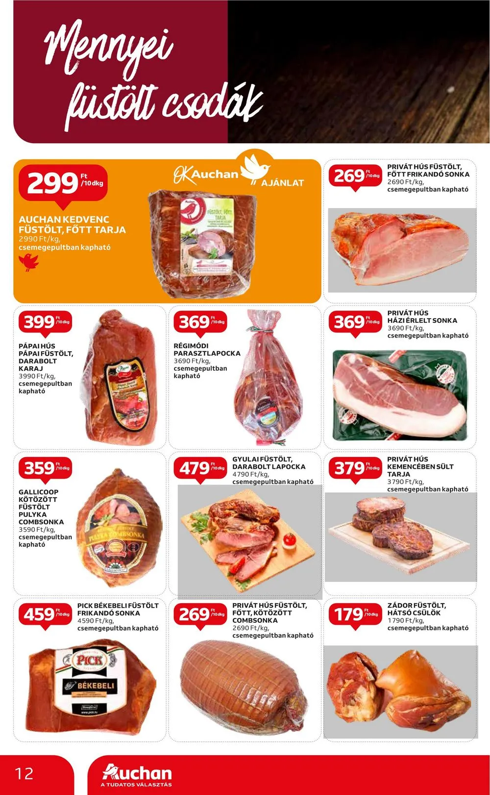 Auchan akciós újság Hipermarket 10.26–10.31 – 12. oldal