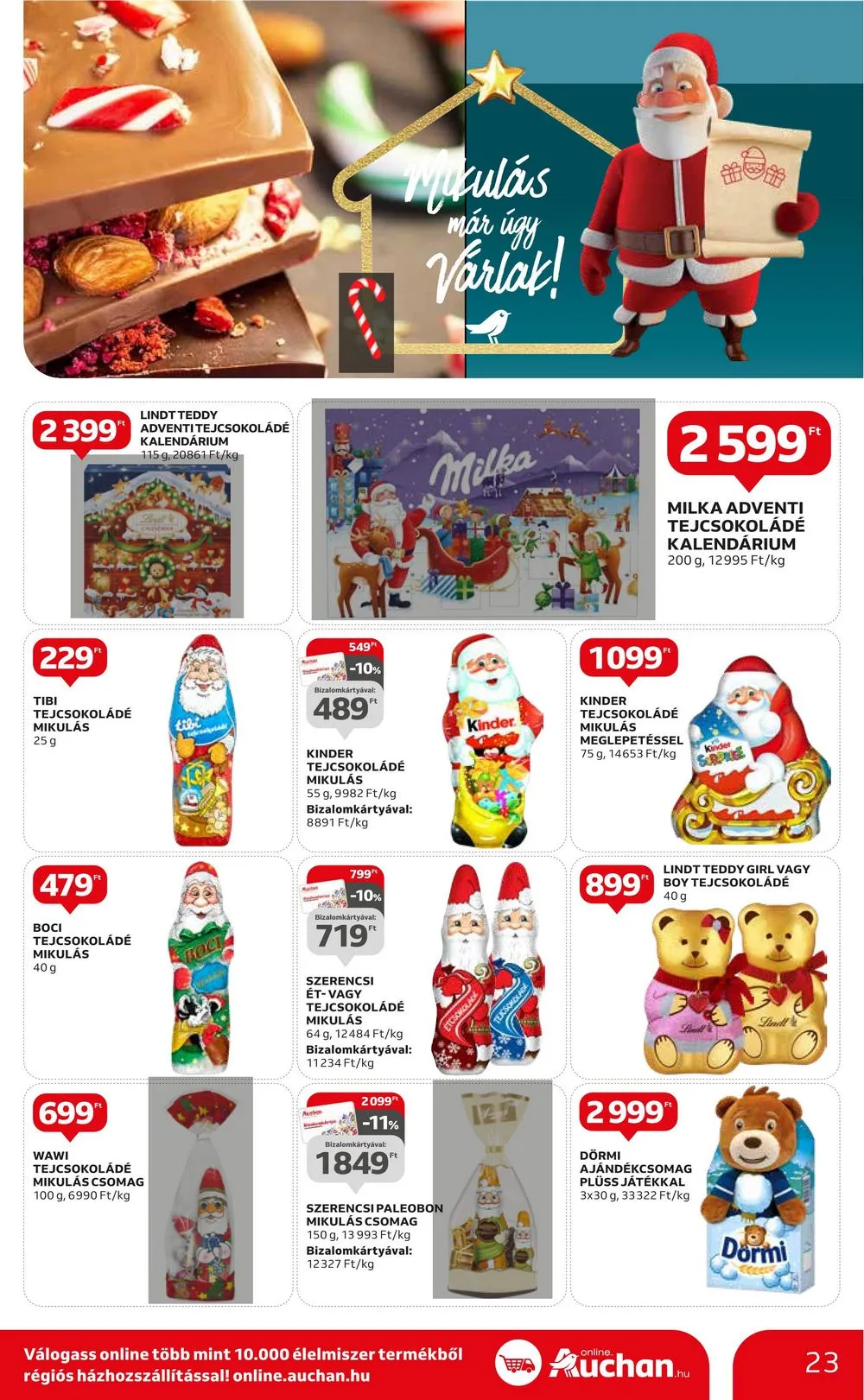 Auchan akciós újság Hipermarket 10.26–10.31 – 23. oldal