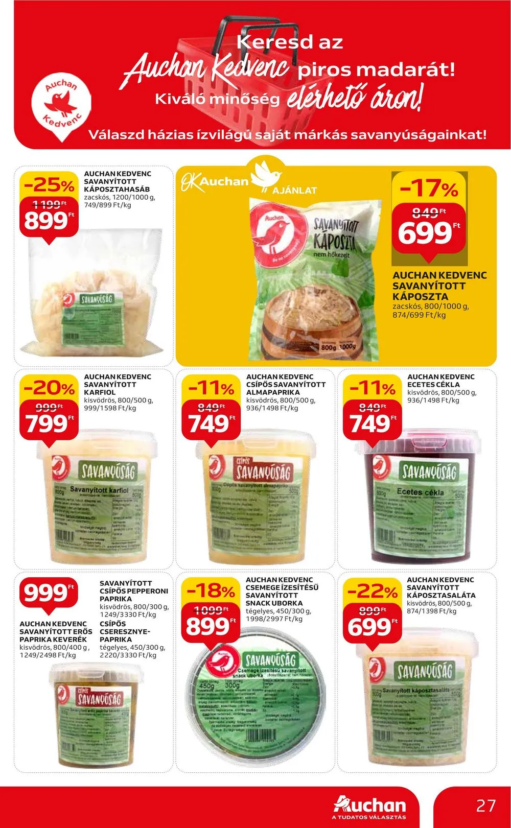 Auchan akciós újság Hipermarket 10.26–10.31 – 27. oldal