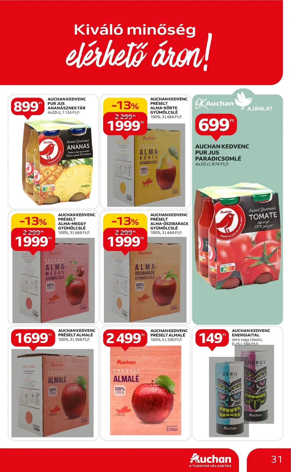 Auchan akciós újság Hipermarket 10.26–10.31 – 31. oldal
