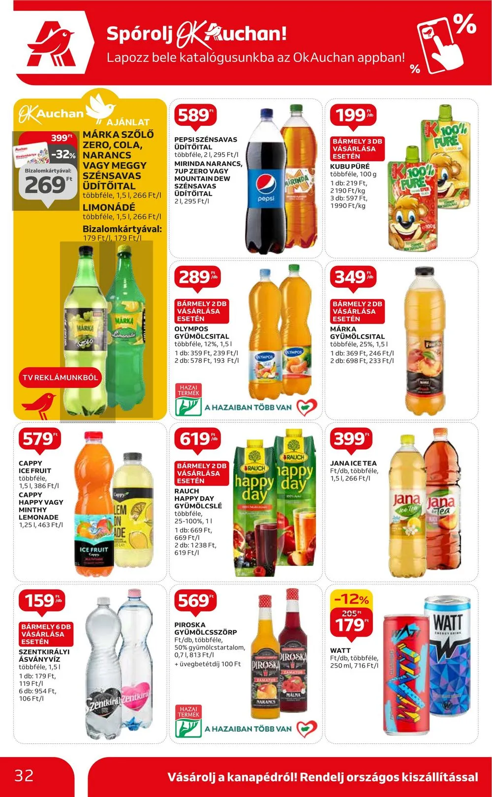 Auchan akciós újság Hipermarket 10.26–10.31 – 32. oldal