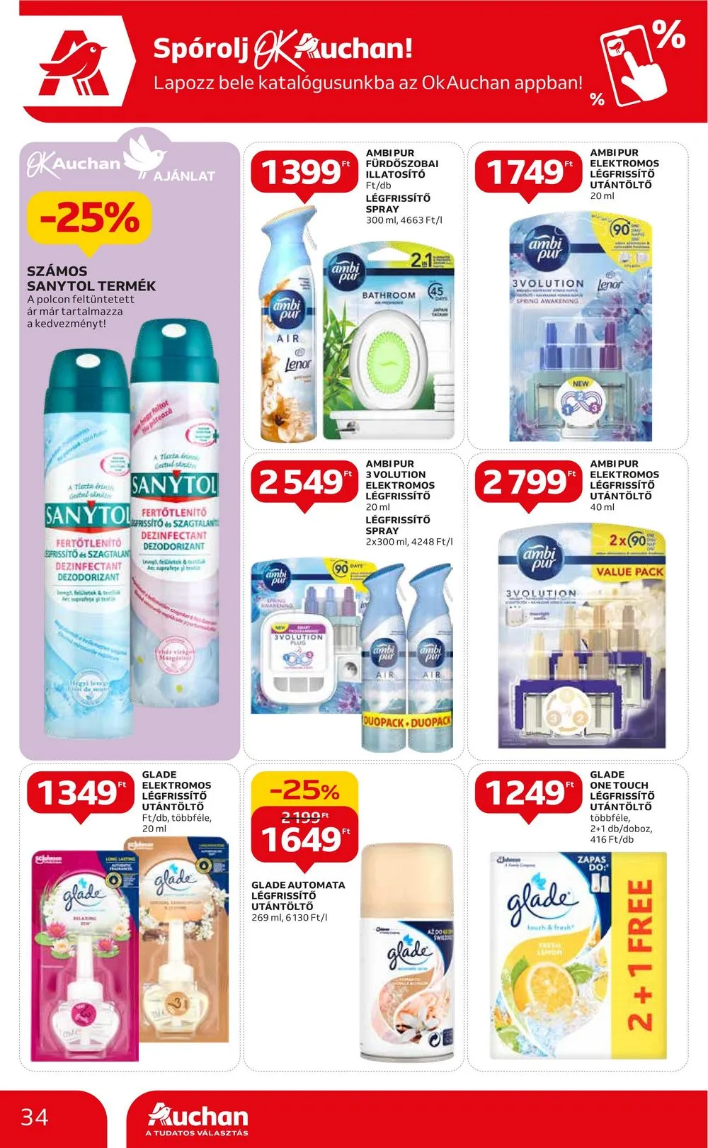Auchan akciós újság Hipermarket 10.26–10.31 – 34. oldal