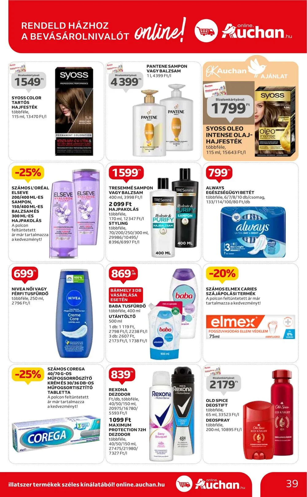 Auchan akciós újság Hipermarket 10.26–10.31 – 39. oldal