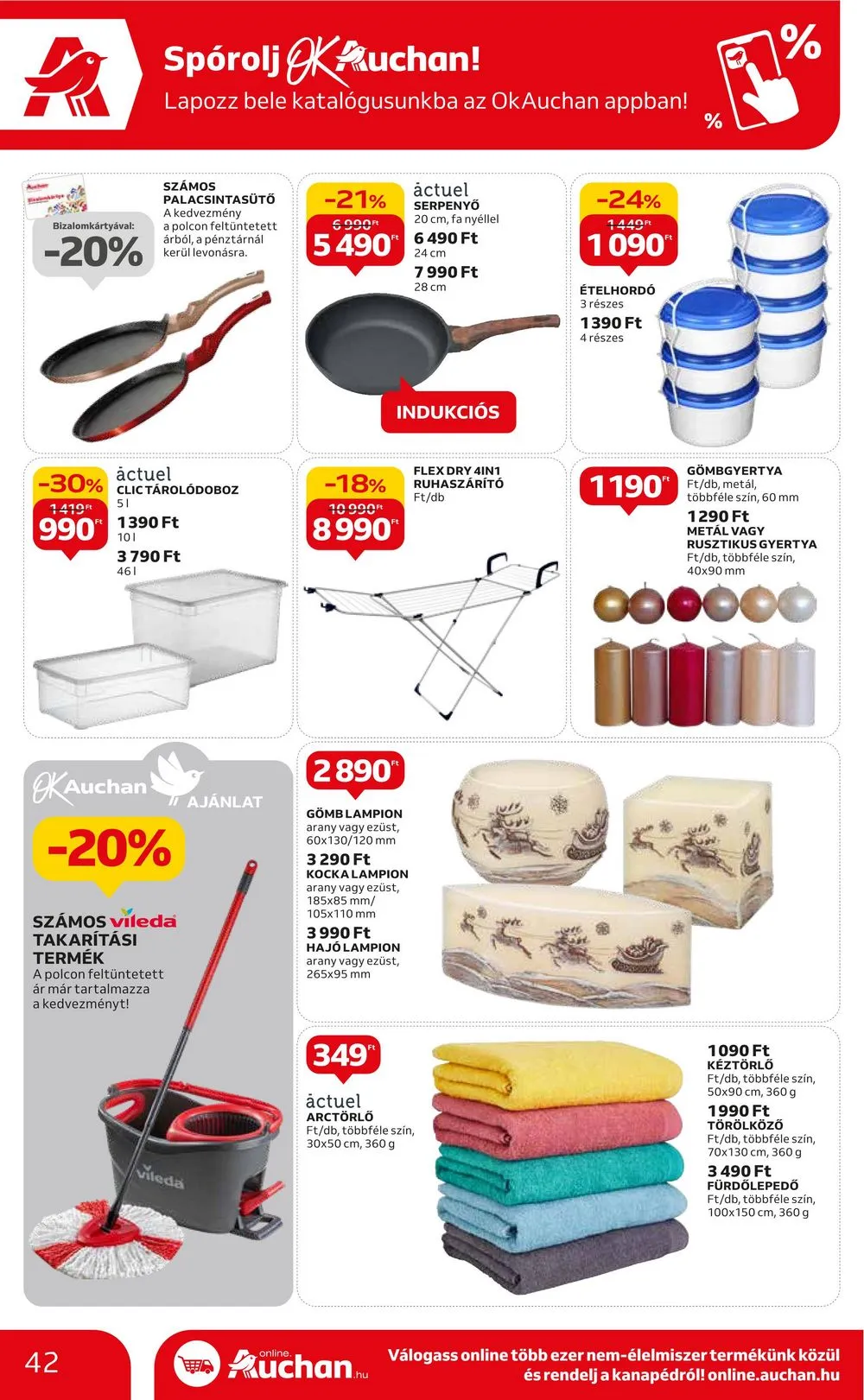 Auchan akciós újság Hipermarket 10.26–10.31 – 42. oldal