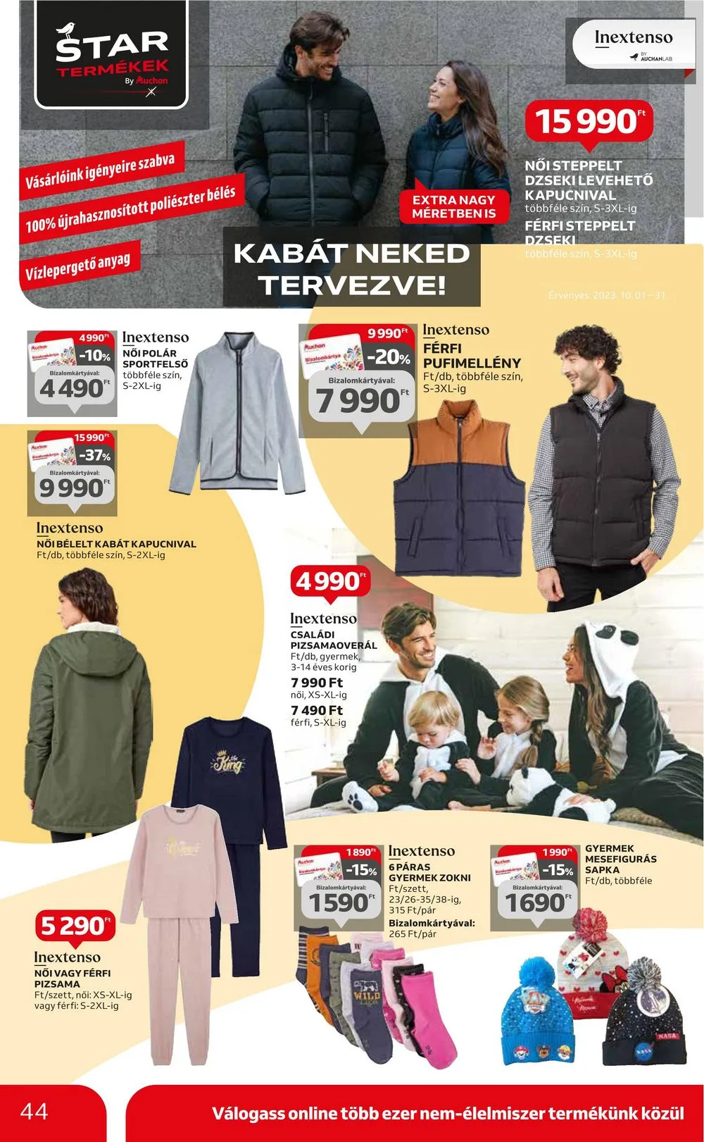 Auchan akciós újság Hipermarket 10.26–10.31 – 44. oldal