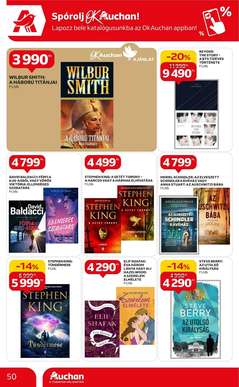 Auchan akciós újság Hipermarket 10.26–10.31 – 50. oldal