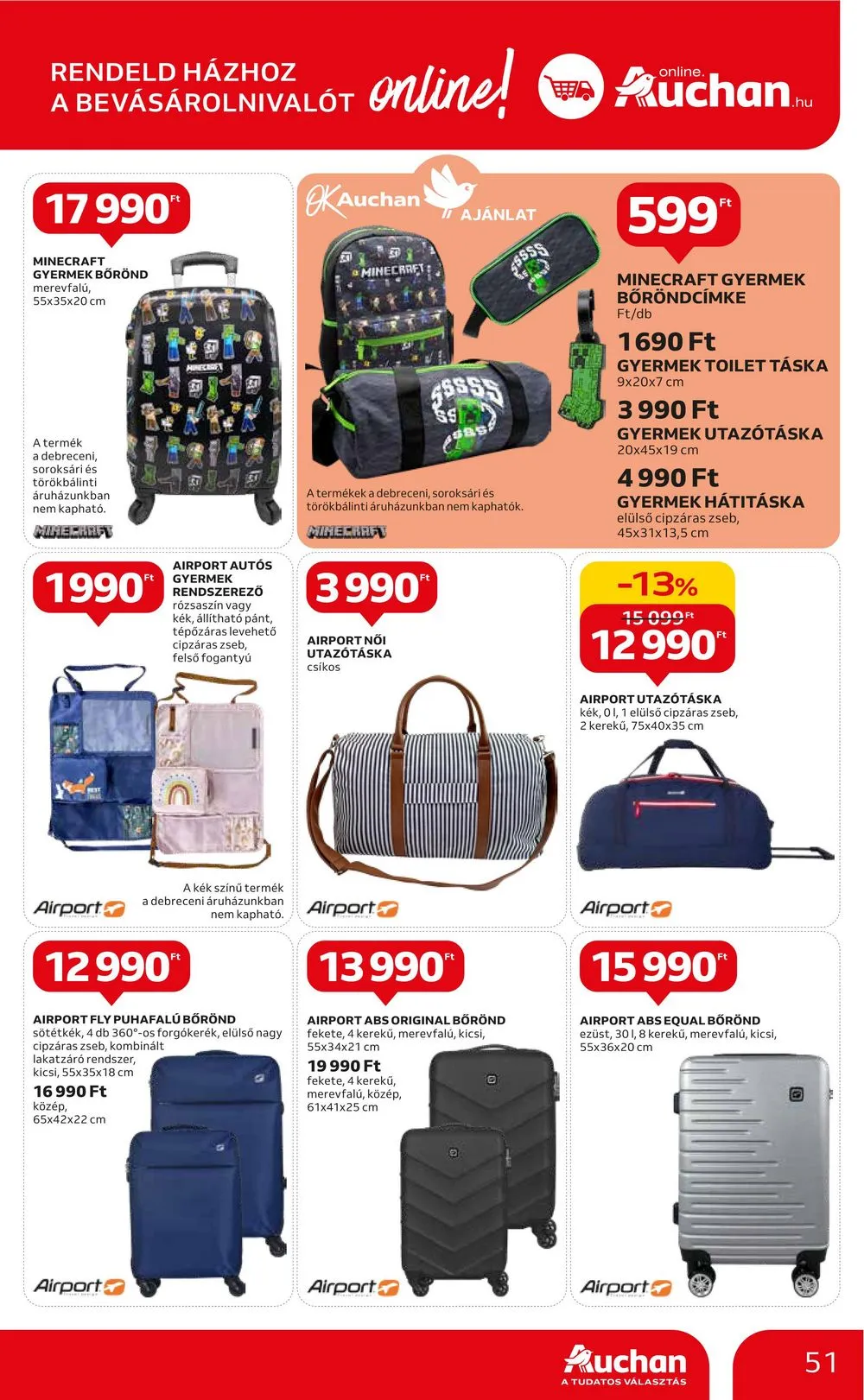 Auchan akciós újság Hipermarket 10.26–10.31 – 51. oldal