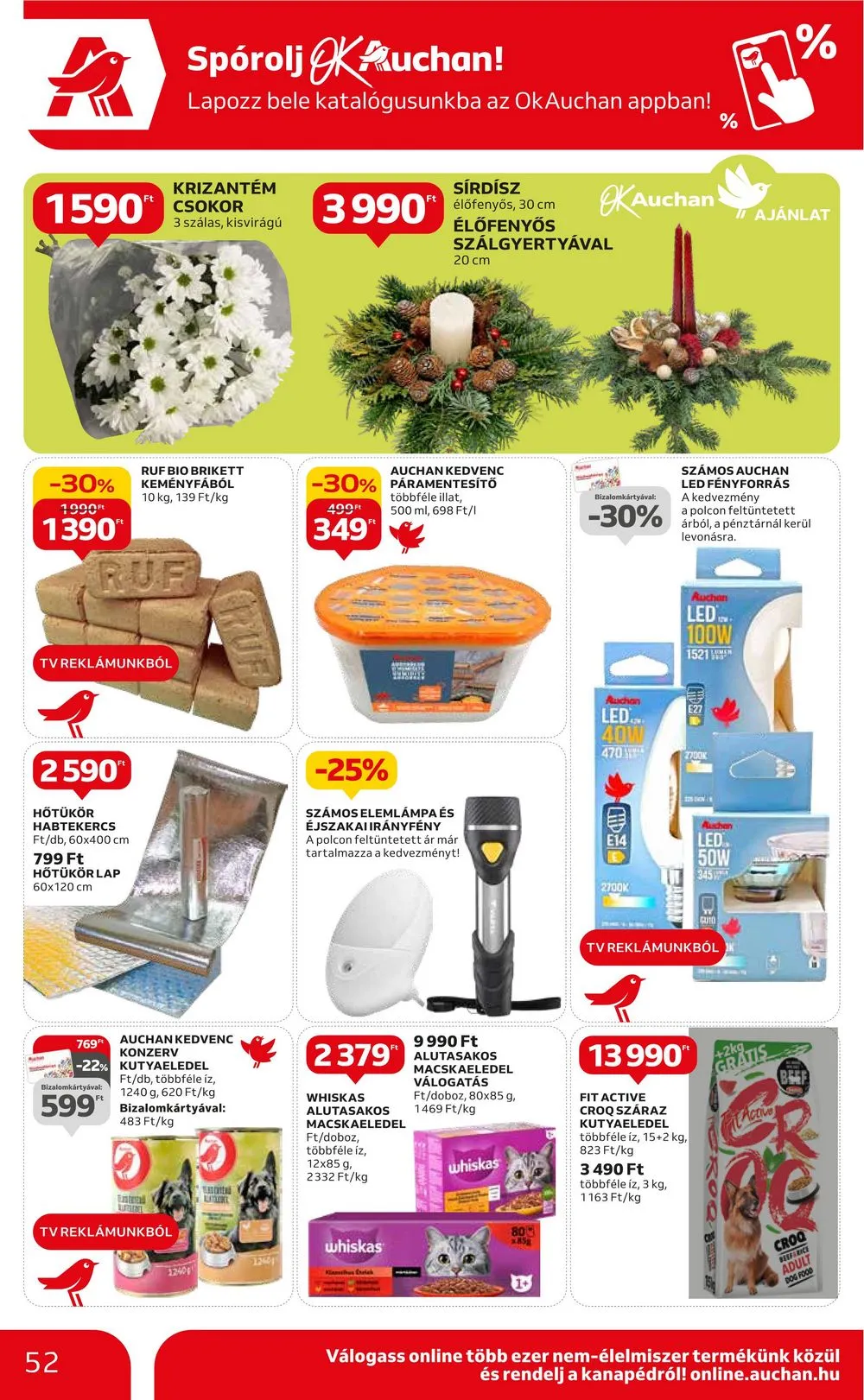 Auchan akciós újság Hipermarket 10.26–10.31 – 52. oldal