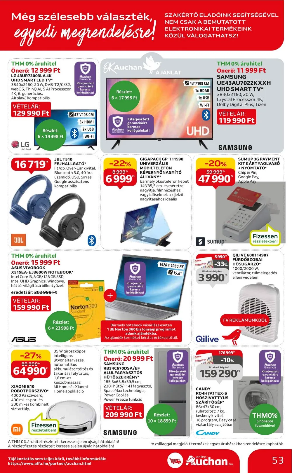 Auchan akciós újság Hipermarket 10.26–10.31 – 53. oldal