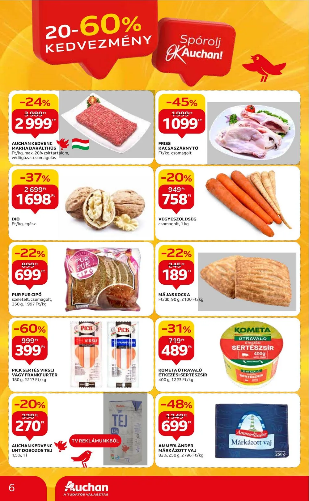 Auchan akciós újság Hipermarket 10.26–10.31 – 6. oldal