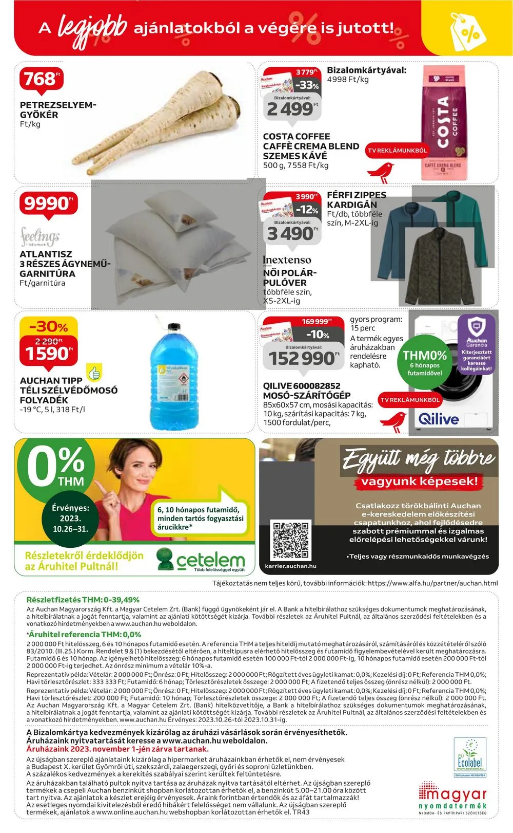 Auchan akciós újság Hipermarket 10.26–10.31 – 62. oldal