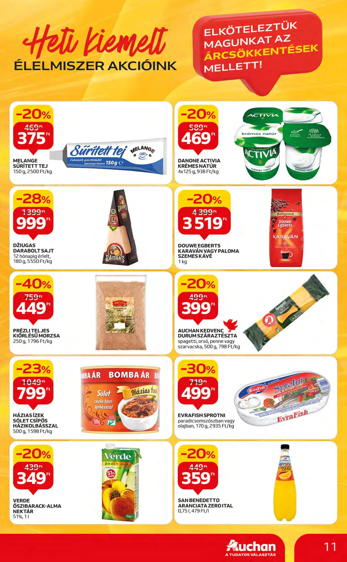 Auchan akciós újság Hipermarket 11.09–11.15 – 11. oldal