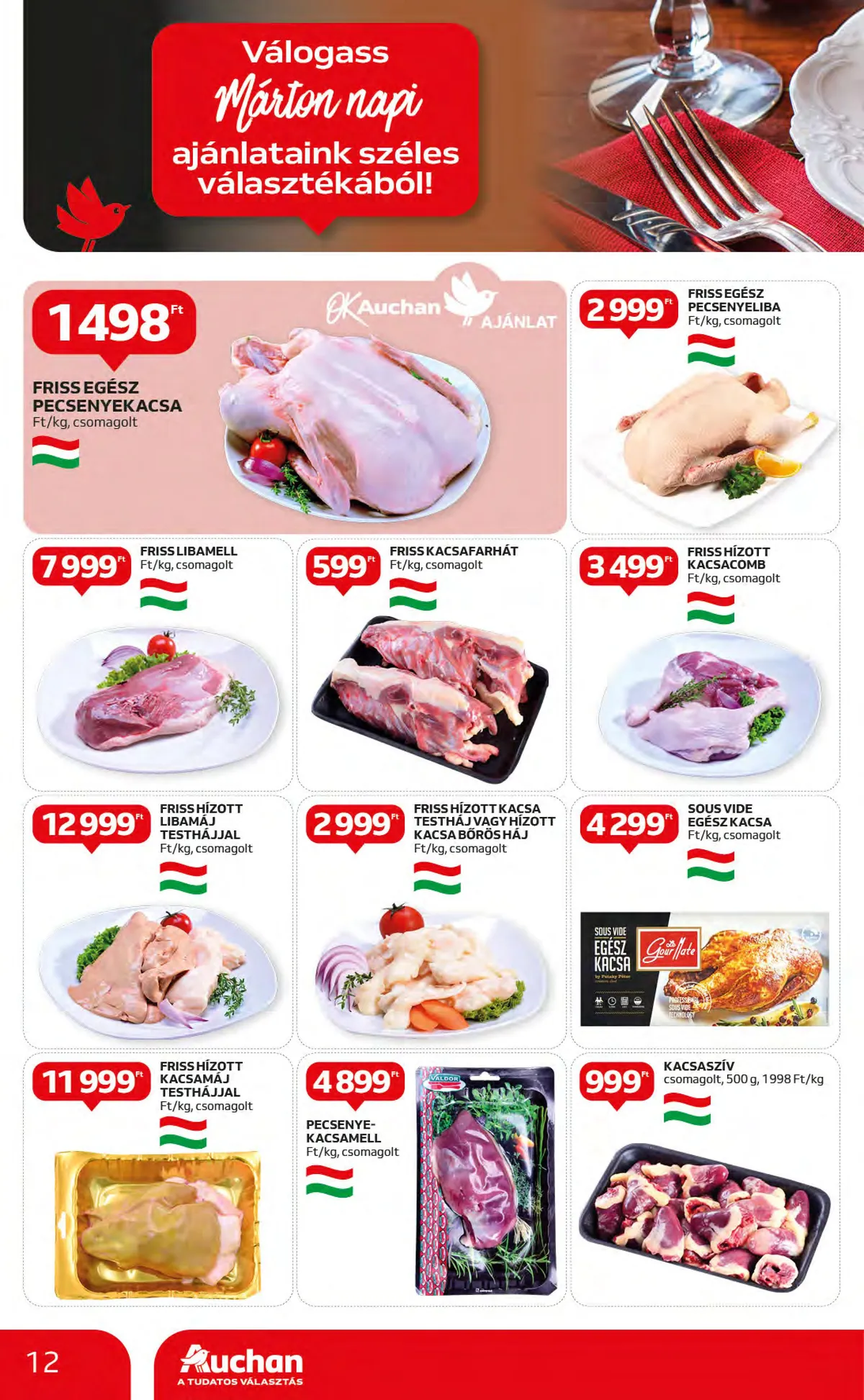 Auchan akciós újság Hipermarket 11.09–11.15 – 12. oldal