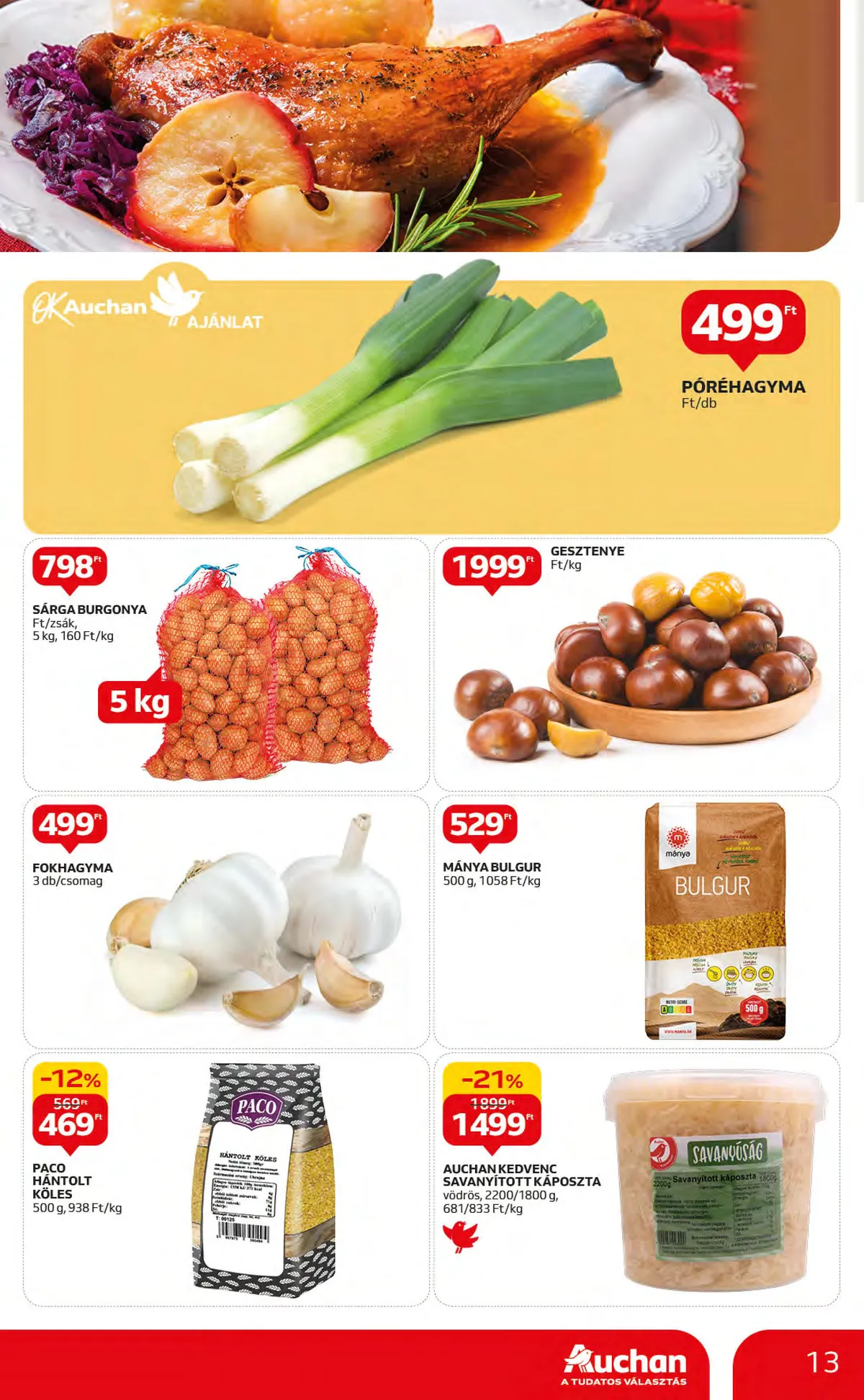 Auchan akciós újság Hipermarket 11.09–11.15 – 13. oldal