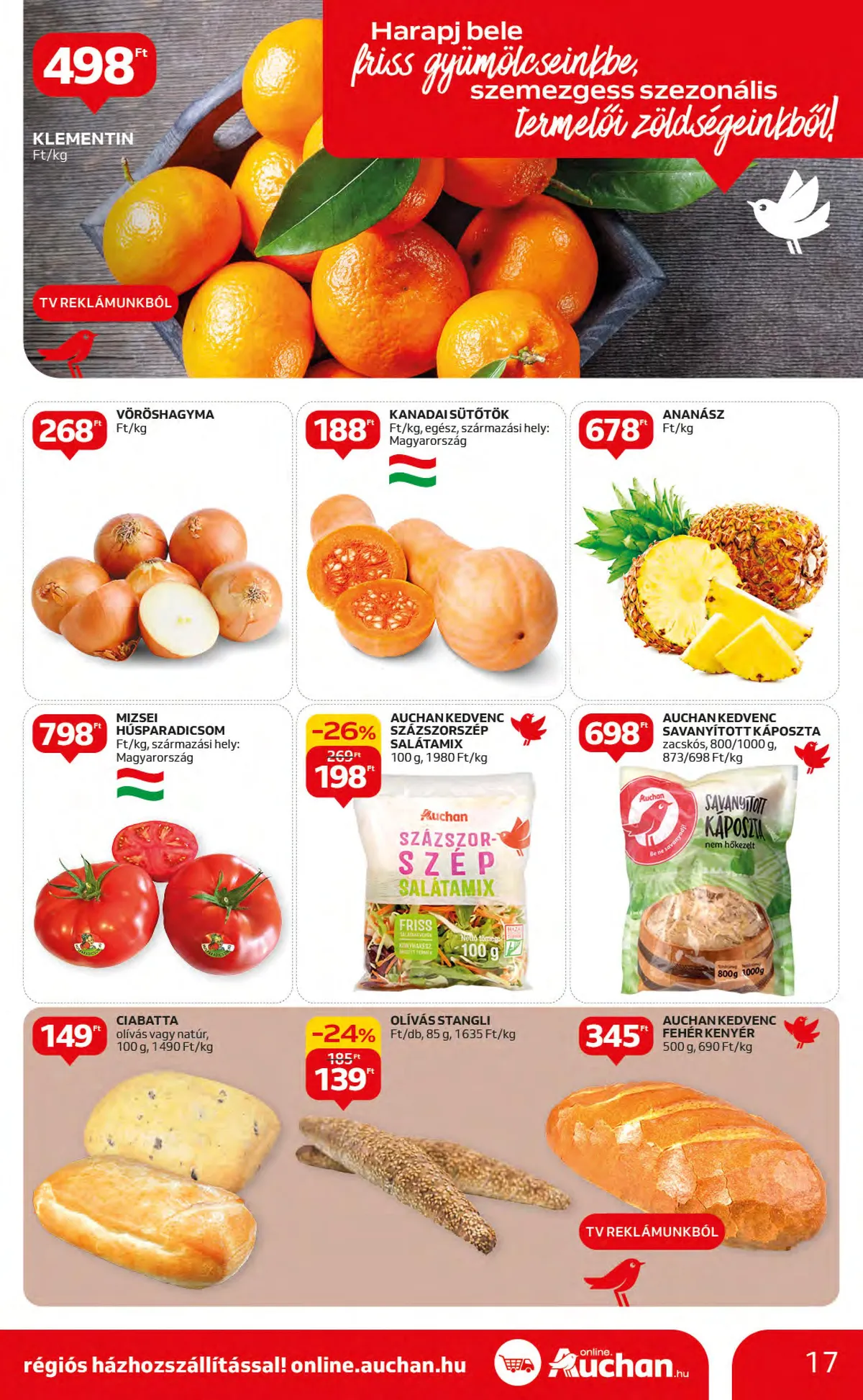 Auchan akciós újság Hipermarket 11.09–11.15 – 17. oldal