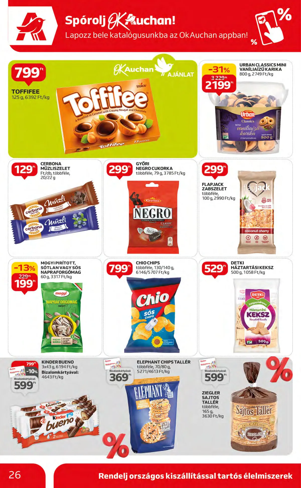 Auchan akciós újság Hipermarket 11.09–11.15 – 26. oldal