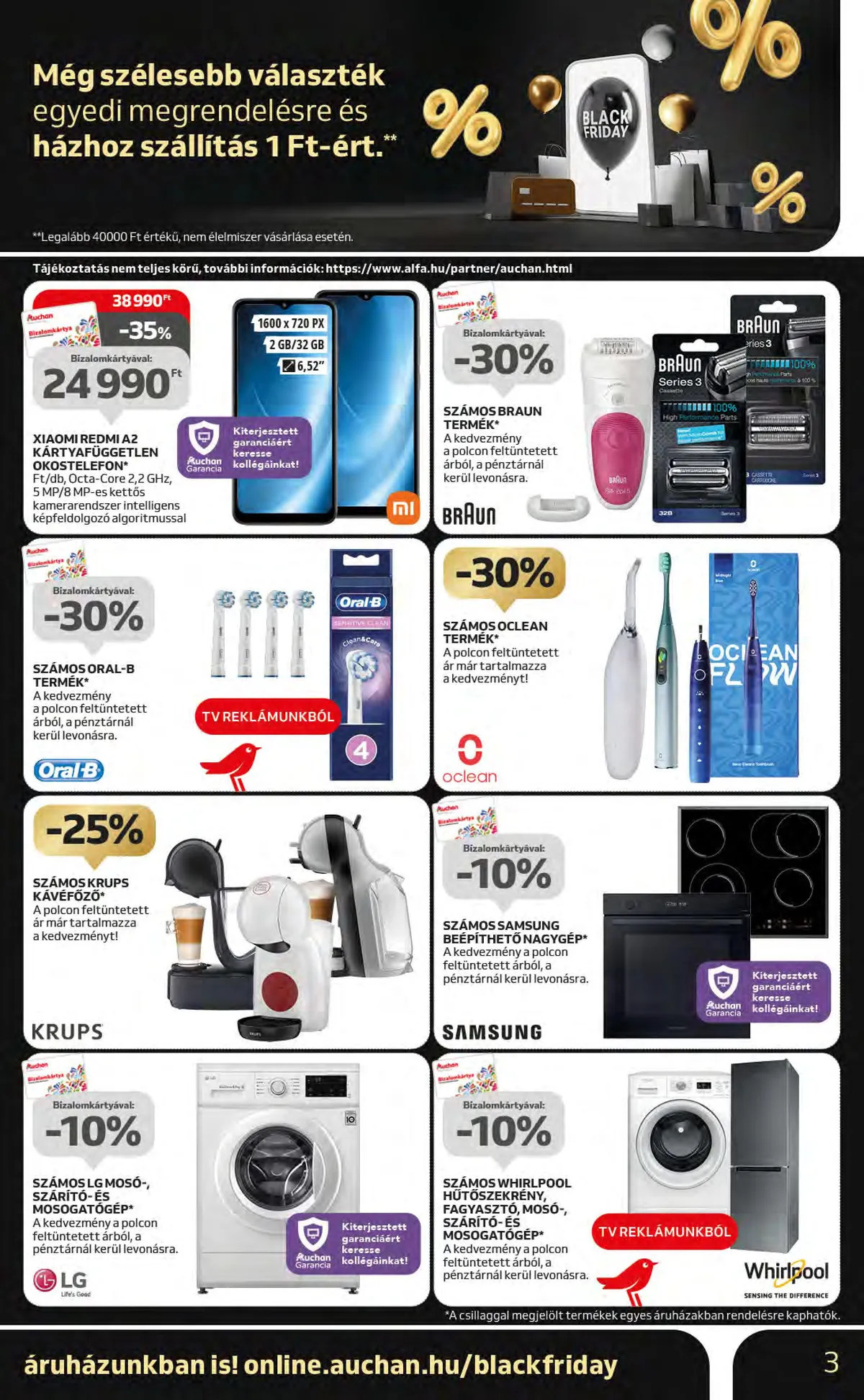 Auchan akciós újság Hipermarket 11.09–11.15 – 3. oldal