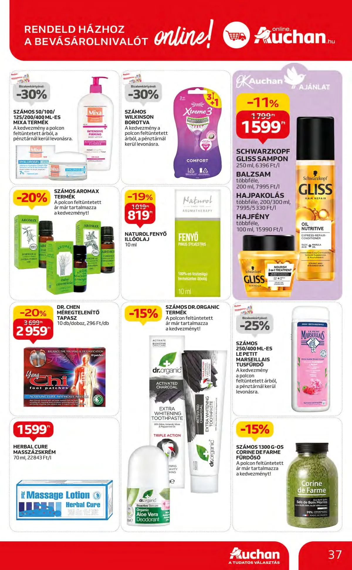Auchan akciós újság Hipermarket 11.09–11.15 – 37. oldal