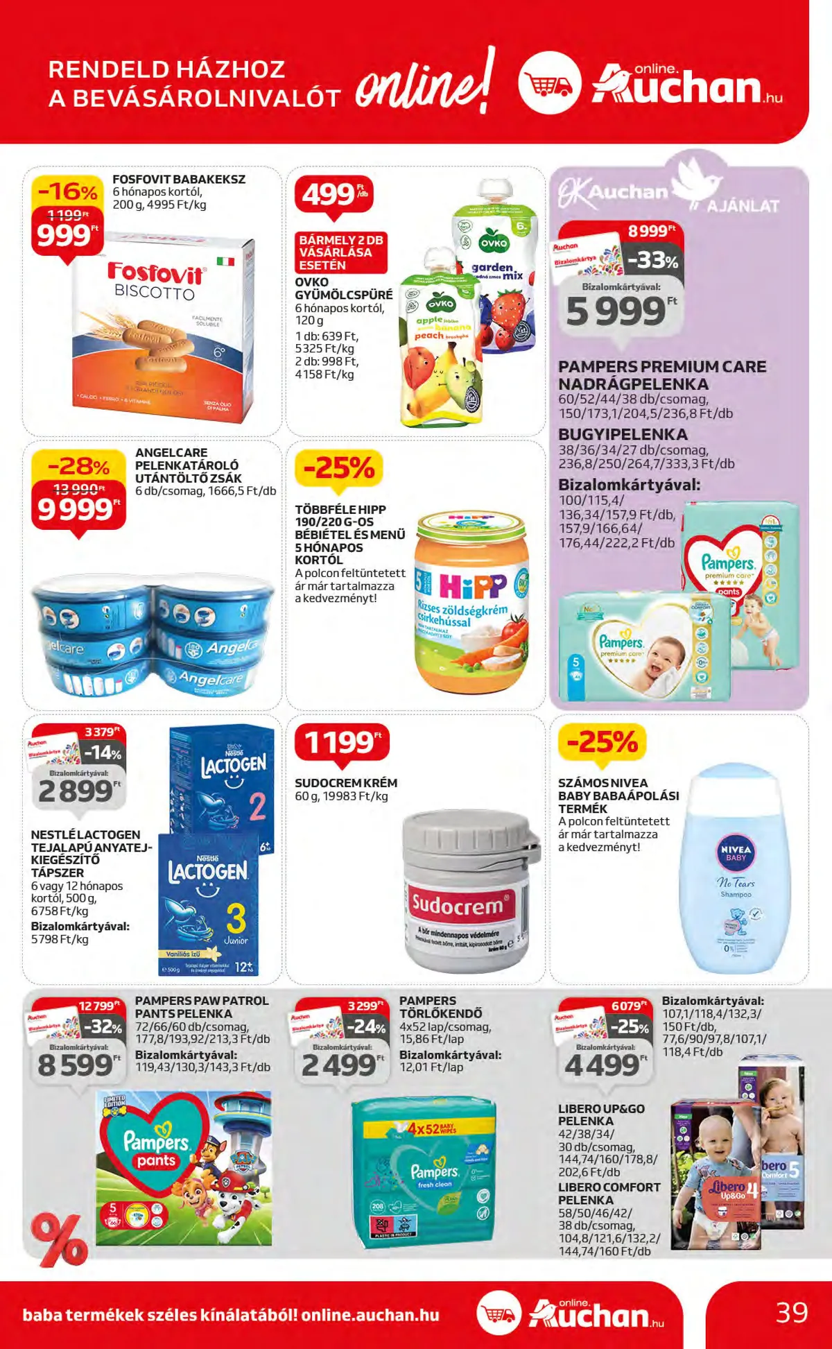 Auchan akciós újság Hipermarket 11.09–11.15 – 39. oldal