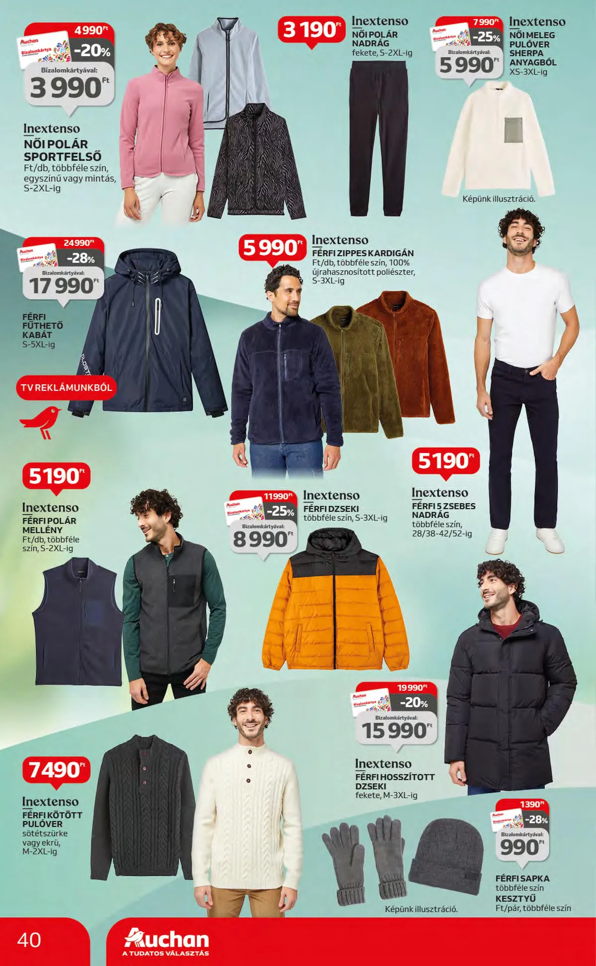Auchan akciós újság Hipermarket 11.09–11.15 – 40. oldal