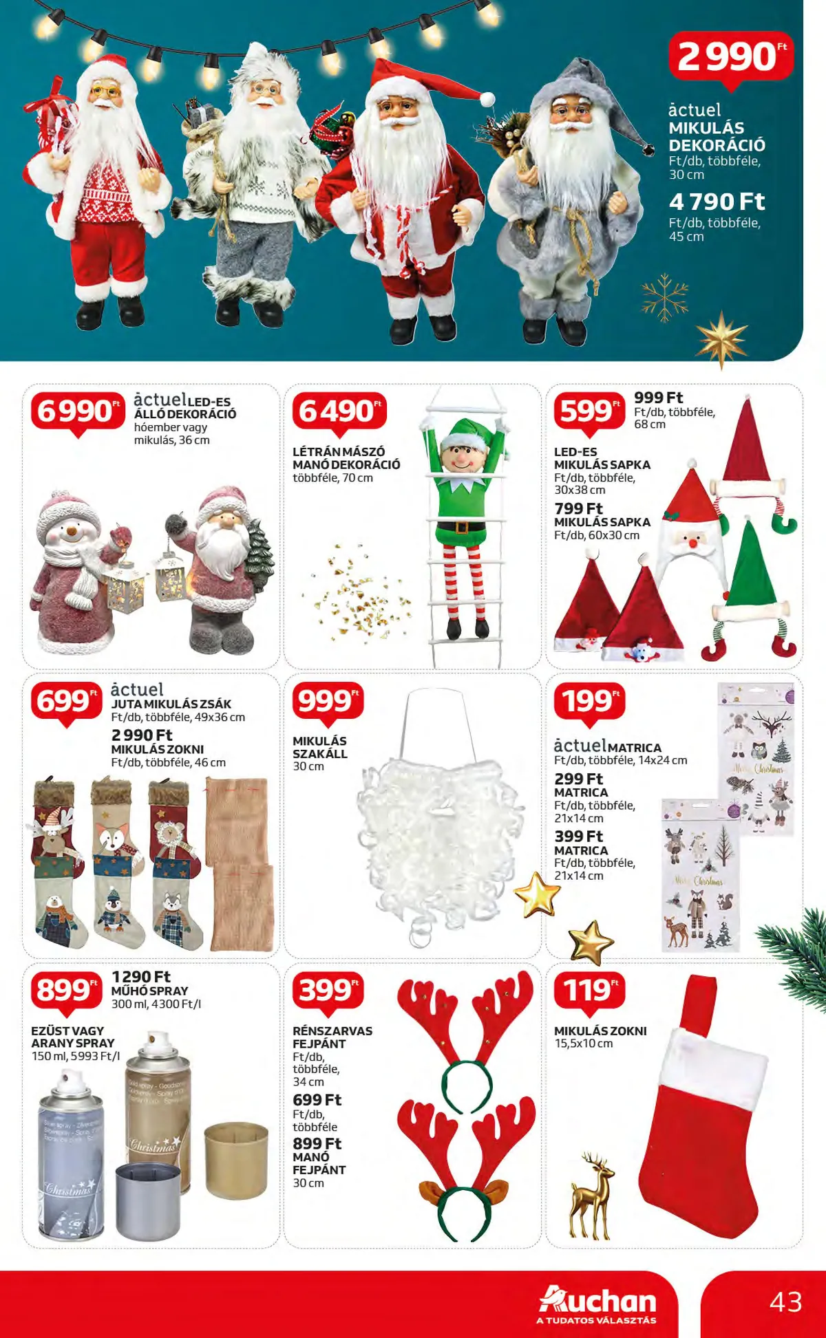 Auchan akciós újság Hipermarket 11.09–11.15 – 43. oldal