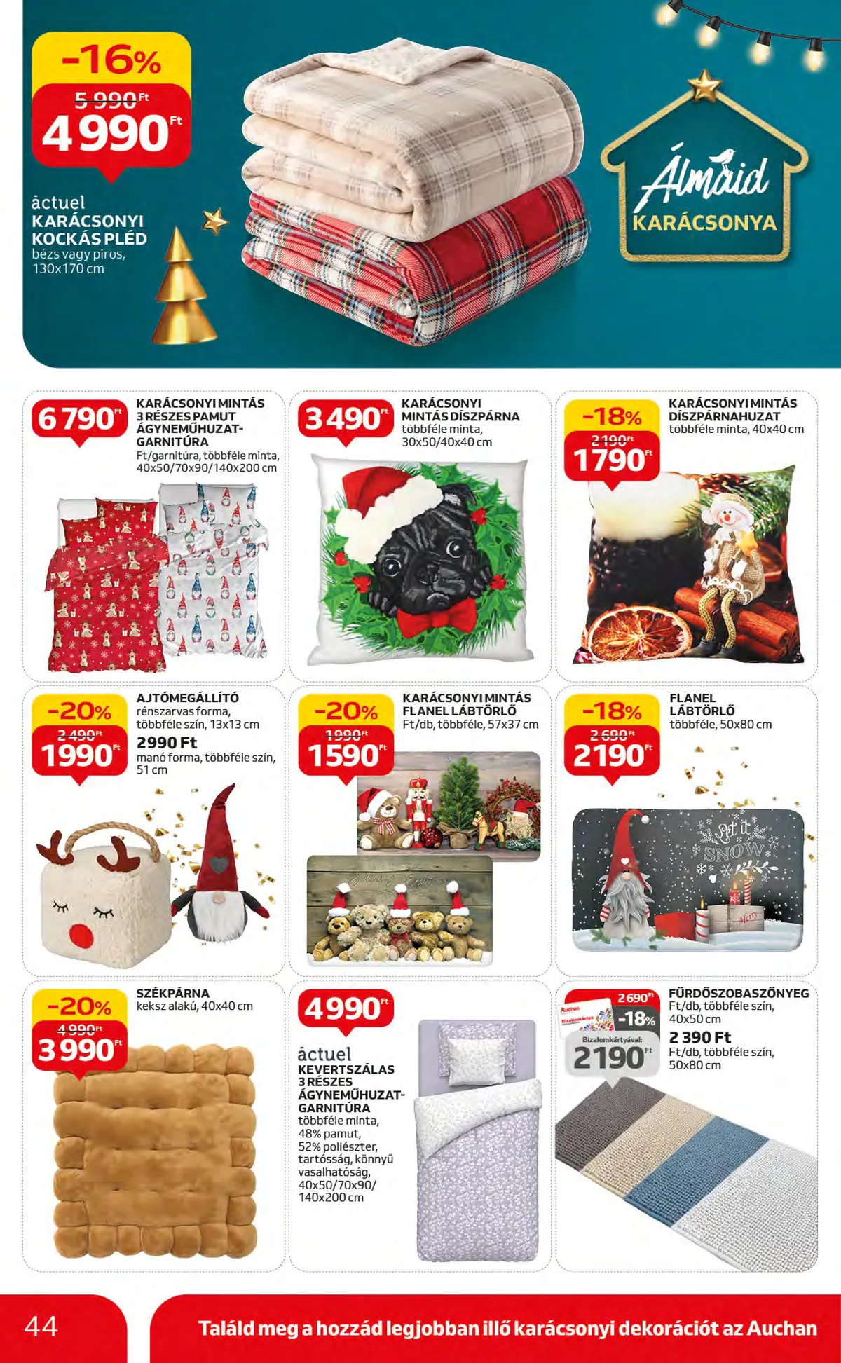 Auchan akciós újság Hipermarket 11.09–11.15 – 44. oldal