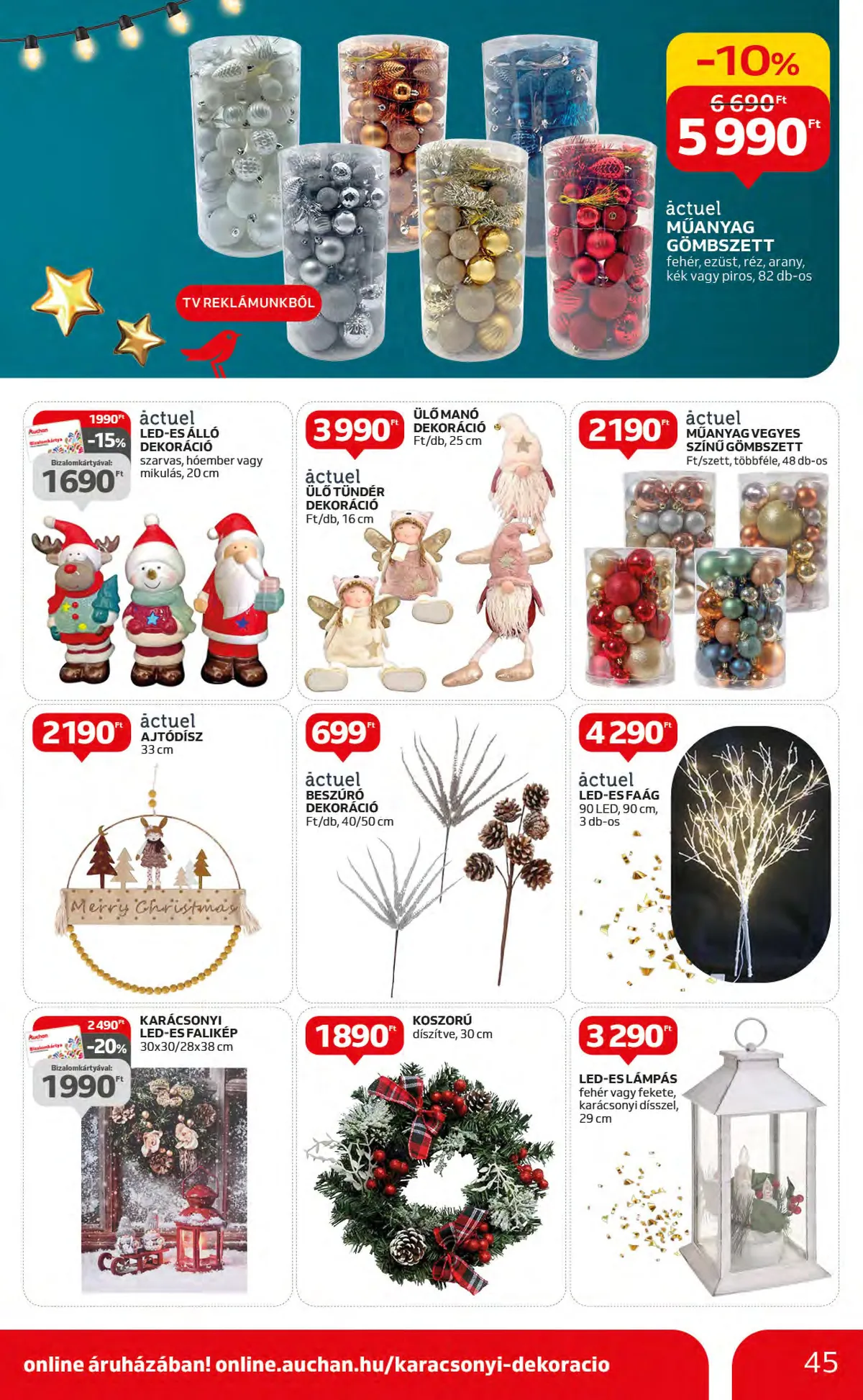 Auchan akciós újság Hipermarket 11.09–11.15 – 45. oldal