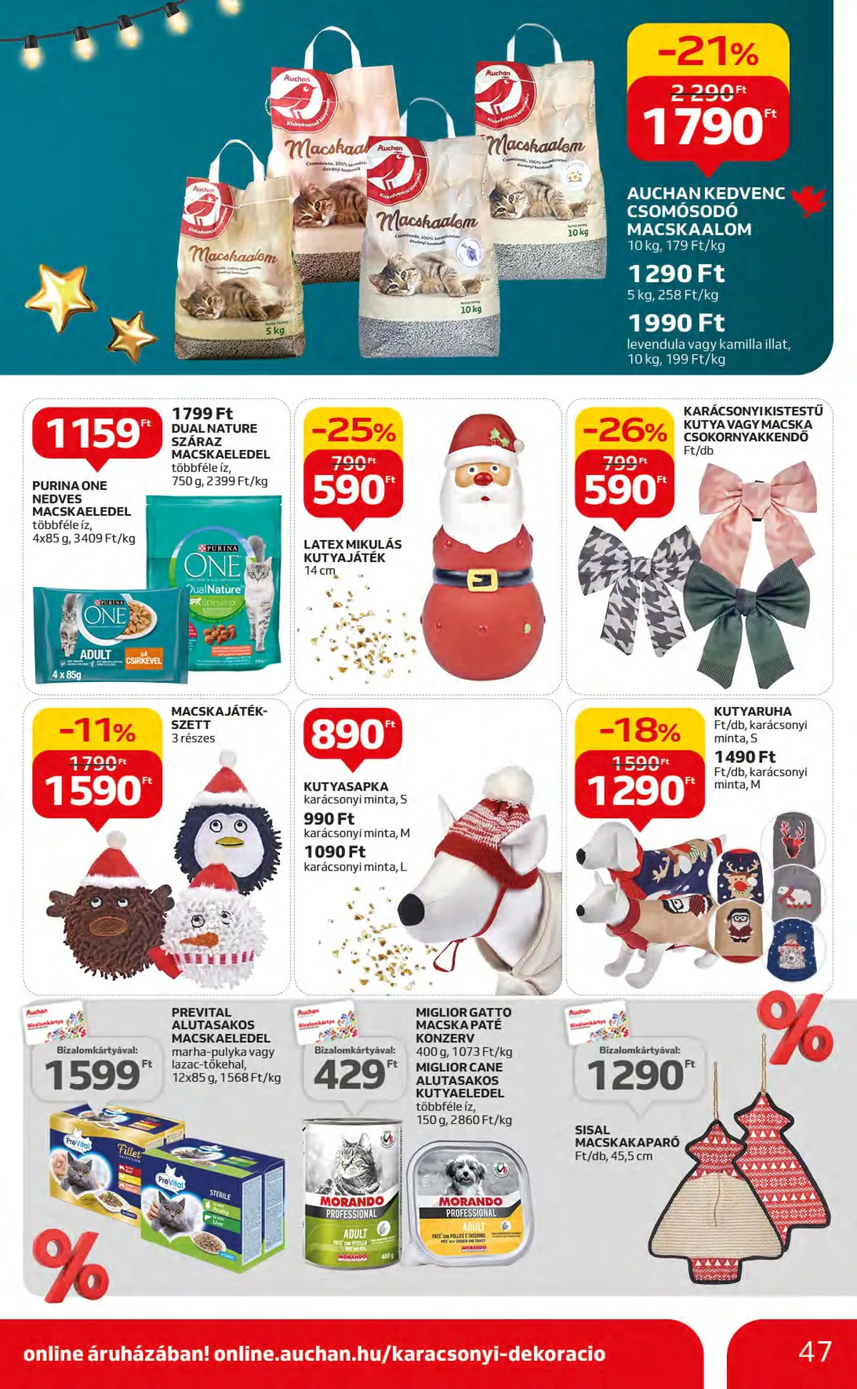 Auchan akciós újság Hipermarket 11.09–11.15 – 47. oldal
