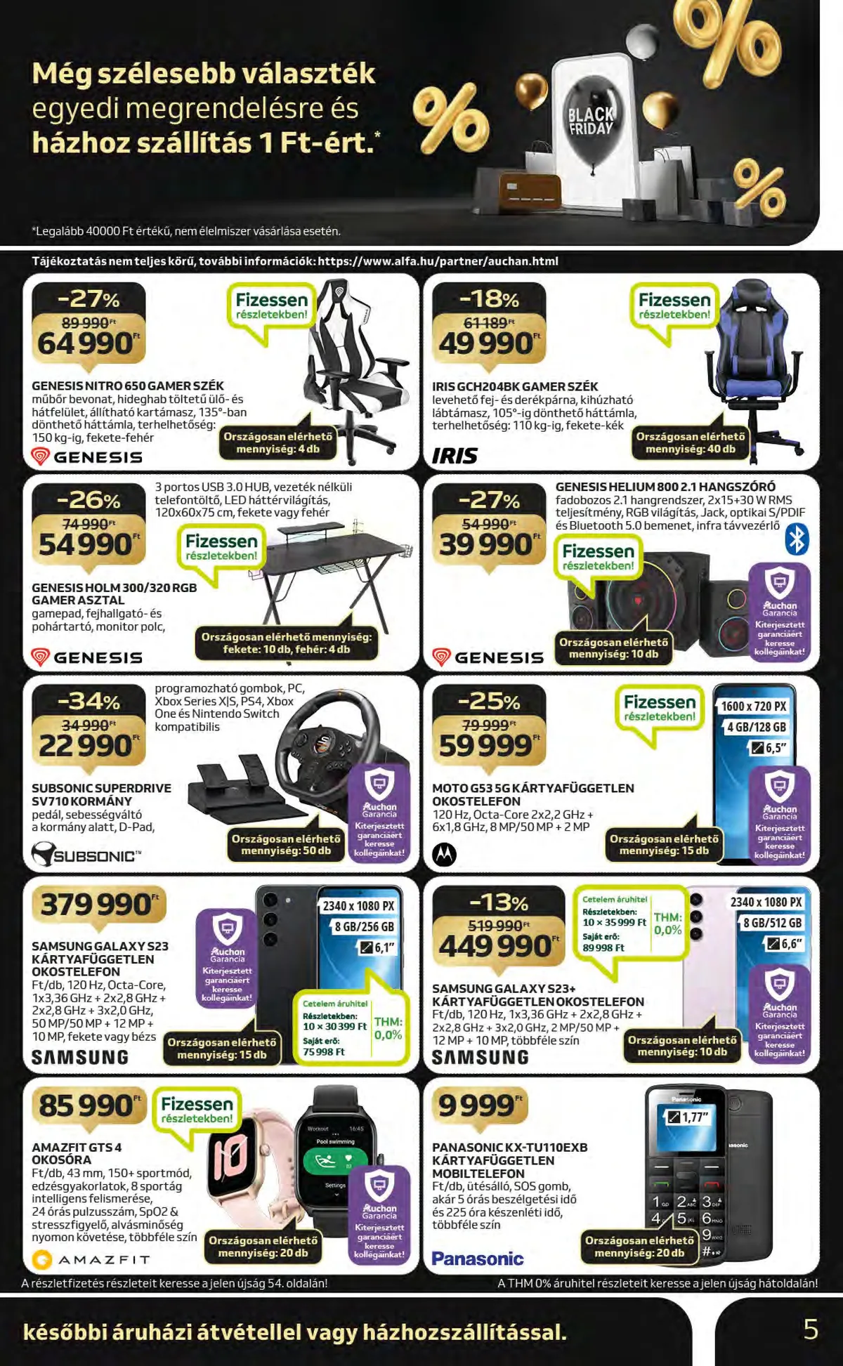 Auchan akciós újság Hipermarket 11.09–11.15 – 5. oldal