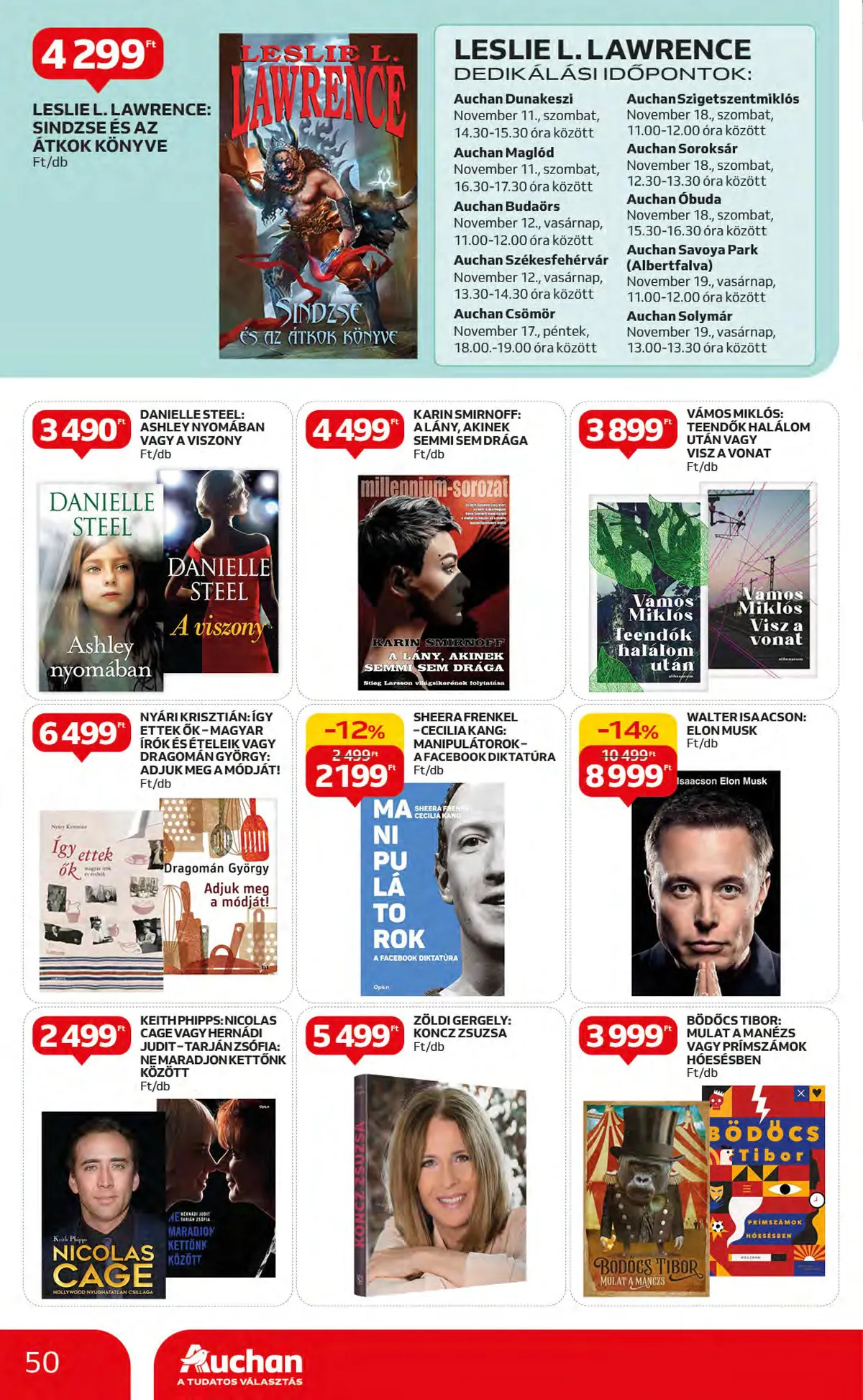 Auchan akciós újság Hipermarket 11.09–11.15 – 50. oldal