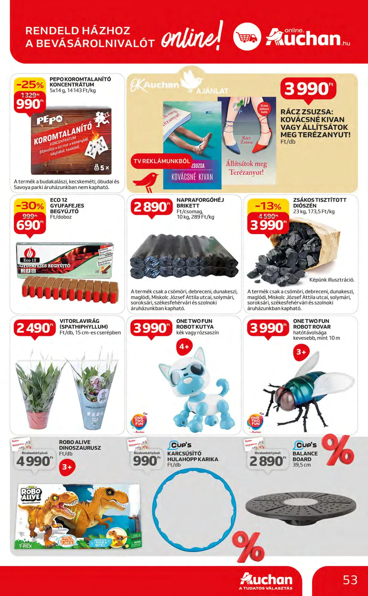 Auchan akciós újság Hipermarket 11.09–11.15 – 53. oldal