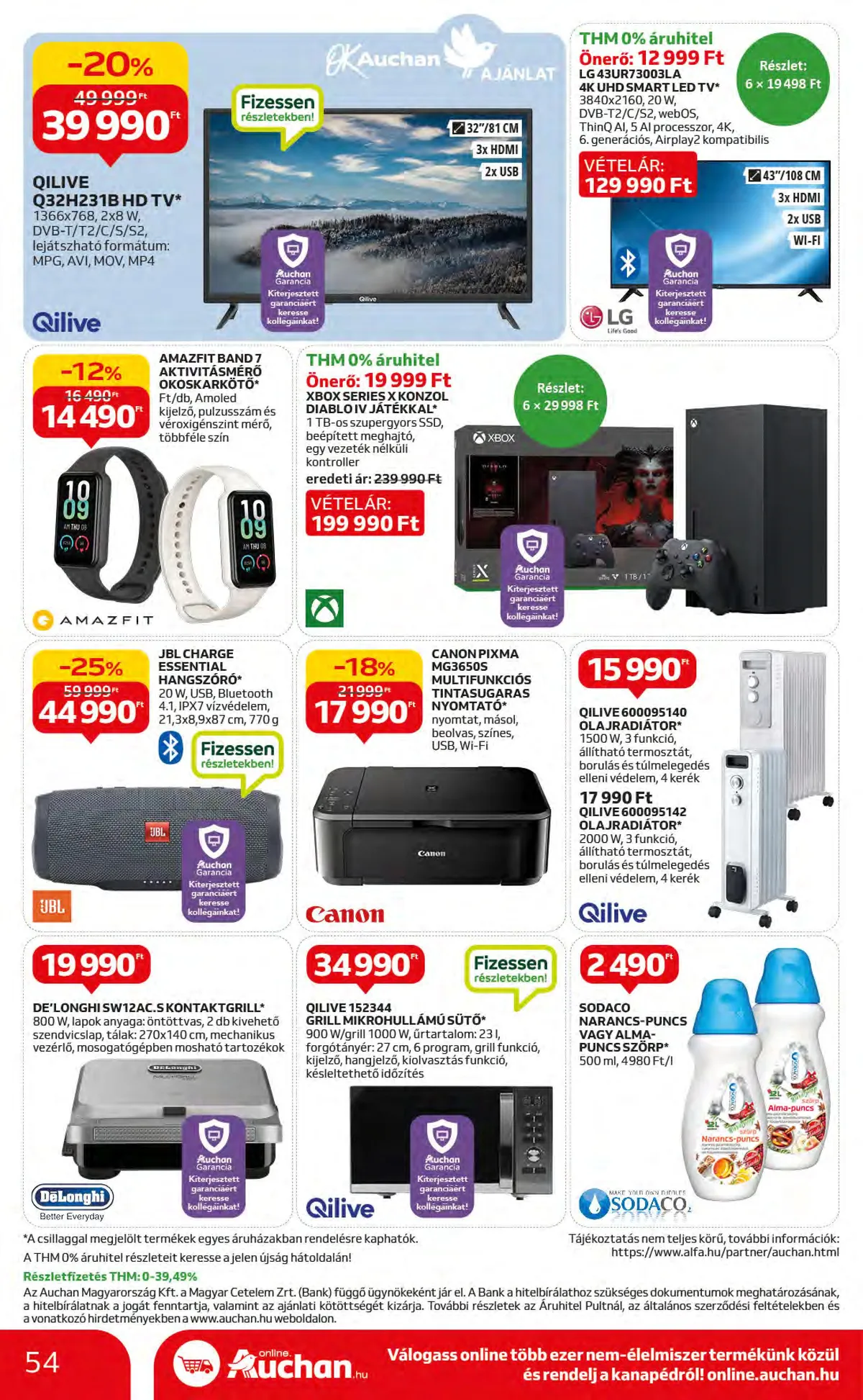 Auchan akciós újság Hipermarket 11.09–11.15 – 54. oldal