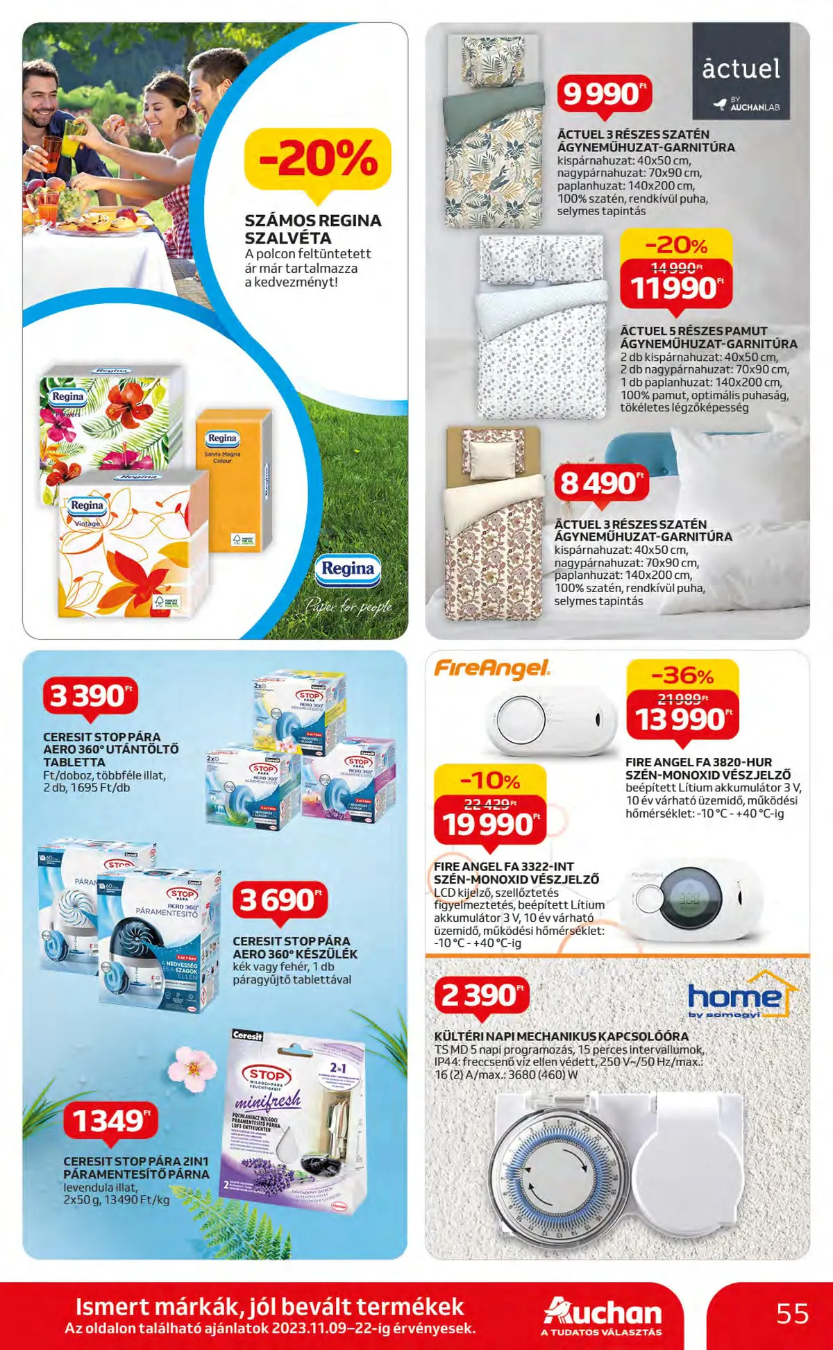 Auchan akciós újság Hipermarket 11.09–11.15 – 55. oldal