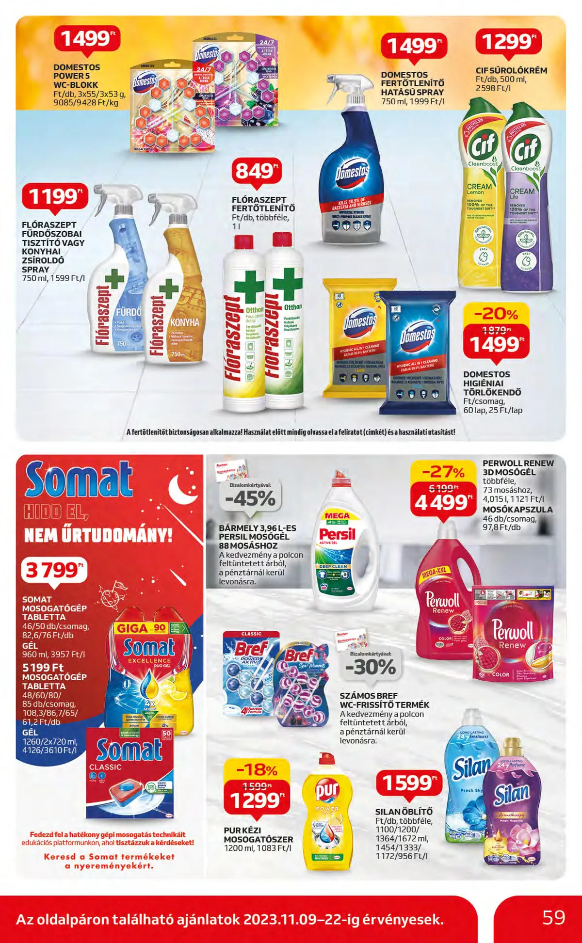 Auchan akciós újság Hipermarket 11.09–11.15 – 59. oldal