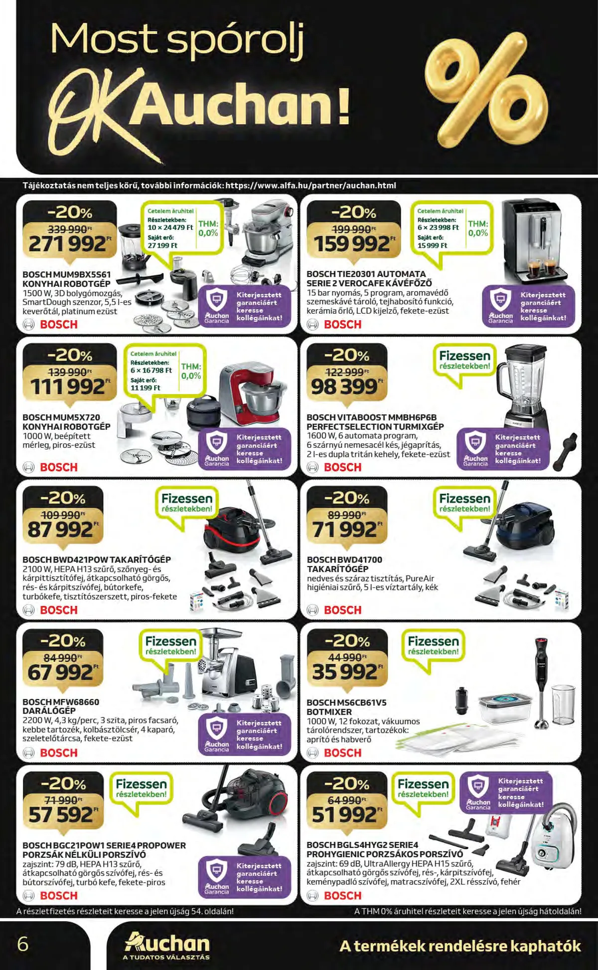 Auchan akciós újság Hipermarket 11.09–11.15 – 6. oldal