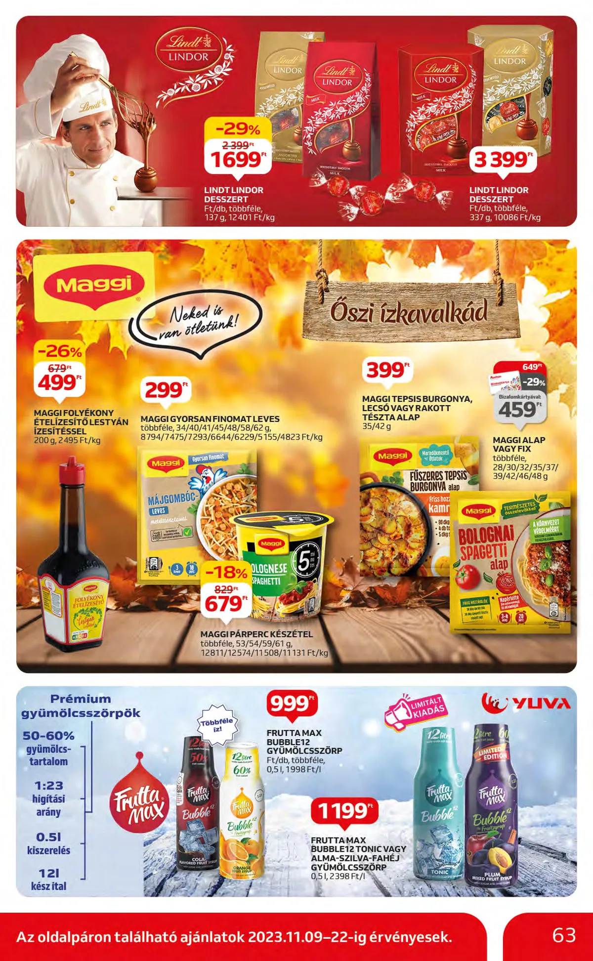 Auchan akciós újság Hipermarket 11.09–11.15 – 63. oldal
